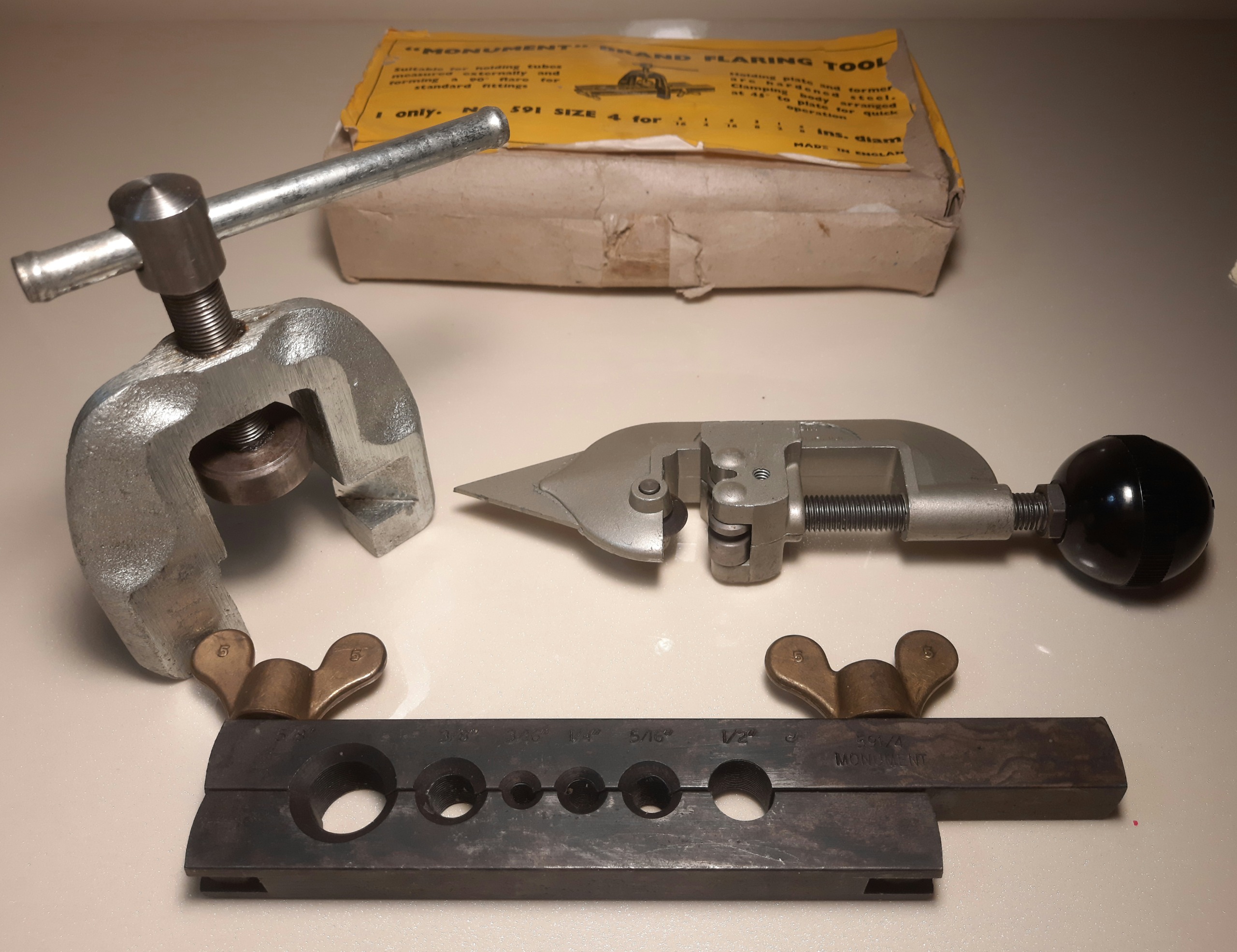 مجموعه لوله بر، لوله خم کن قدیمی نایاب انگلیسی