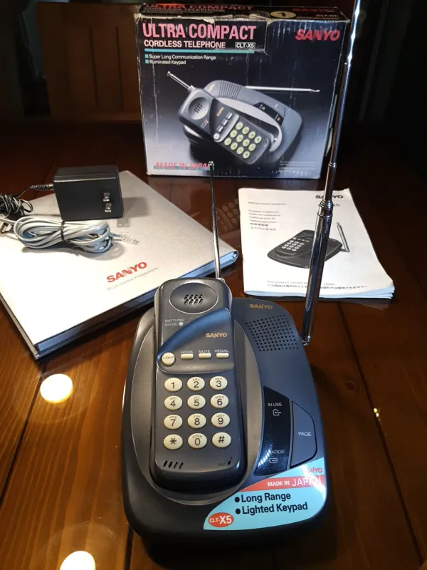 تلفن بیسیم سانیو برد بالا ساخت ژاپن