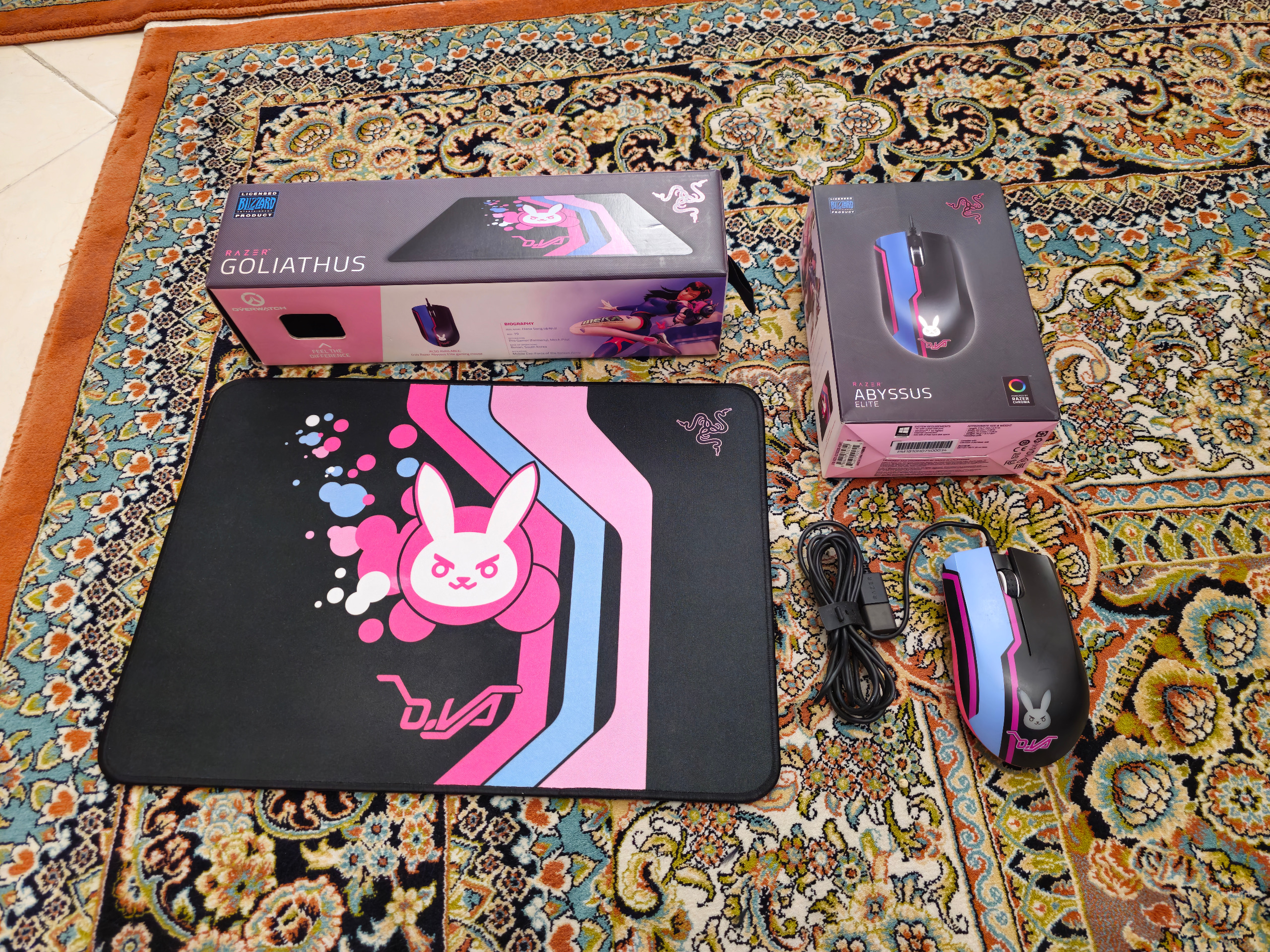ست موس و موس پد کالکشنی ریزر Razer DVa Edition