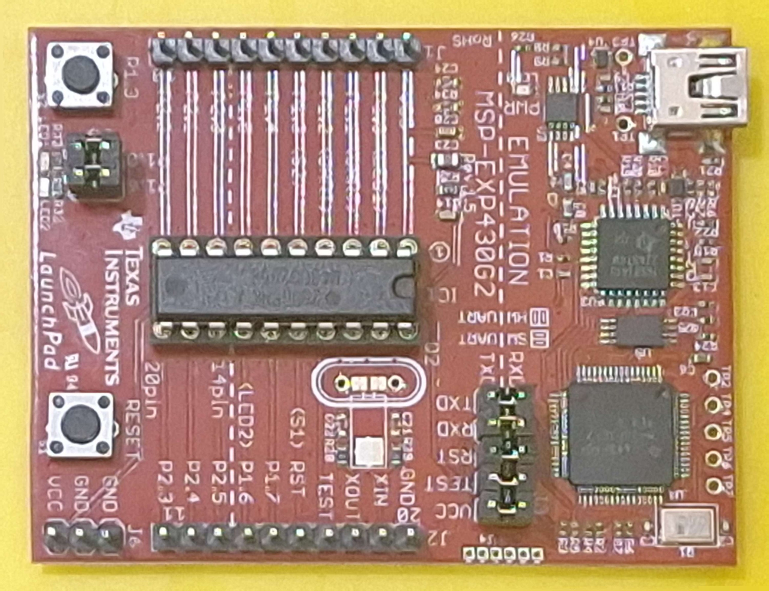 برد توسعه لانچ پد LaunchPad MSP-EXP430G2