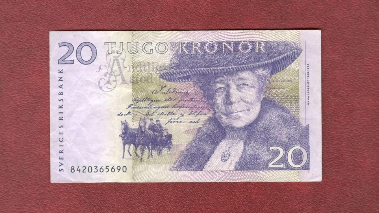 تک اسکناس 20 کرون سوئد