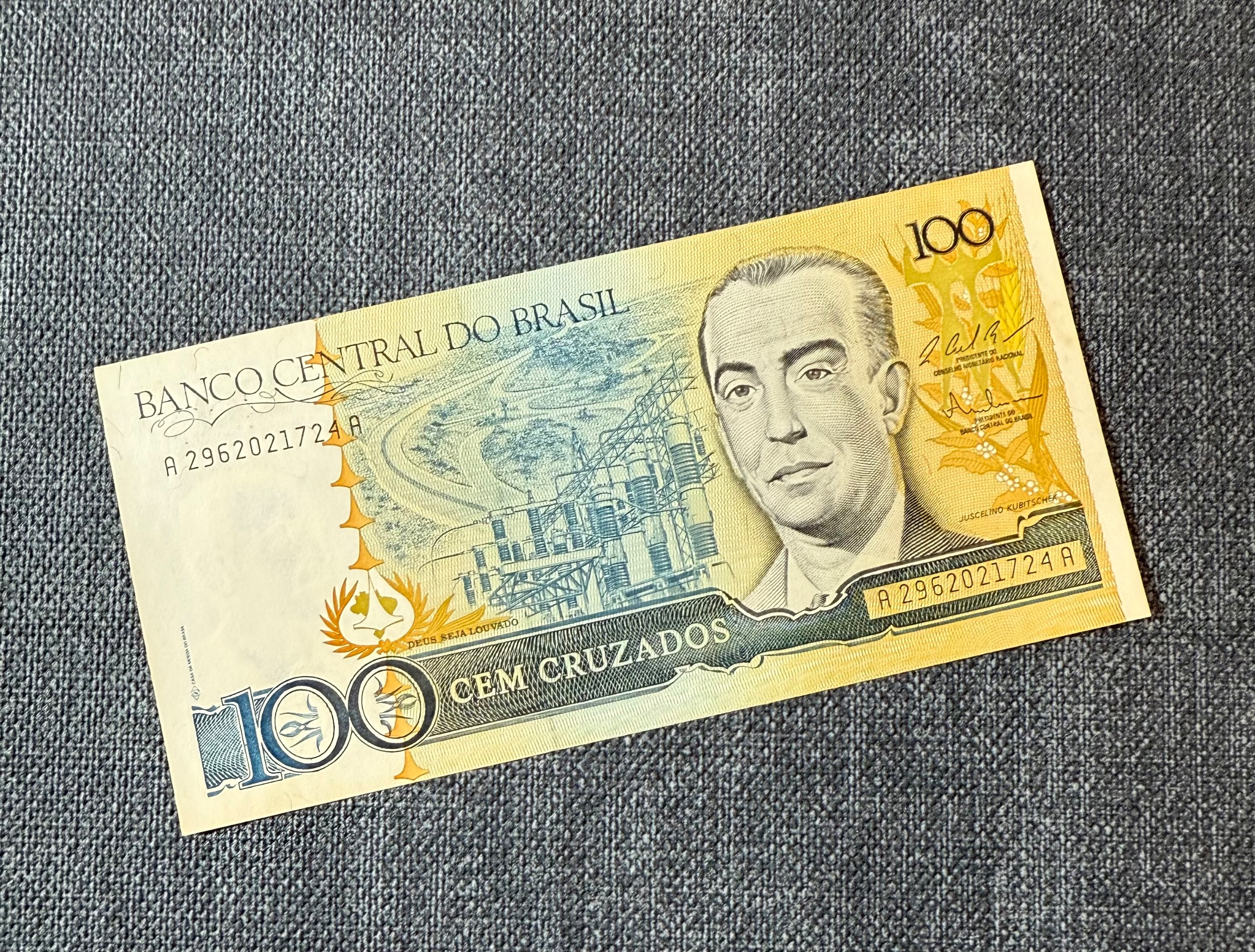 تک اسکناس 100 کروزادوس برزیل