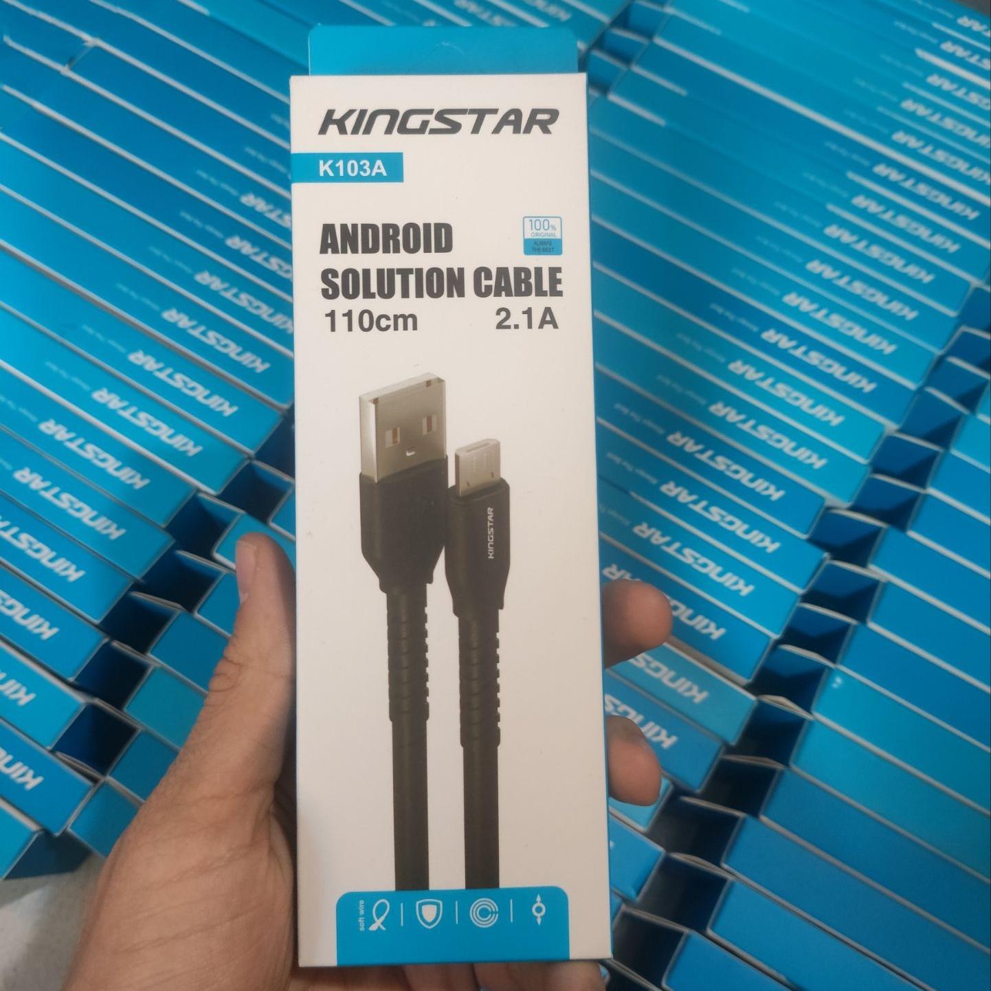 کابل شارژ و دیتا میکرو USB کینگ استار مدل K103A