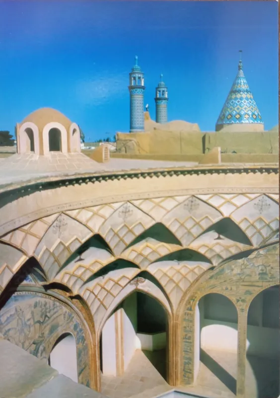 کارت پستال نمای جنوبی خانه طباطبایی