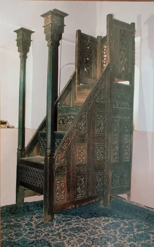 کارت پستال منبر مسجد جامع ابیانه