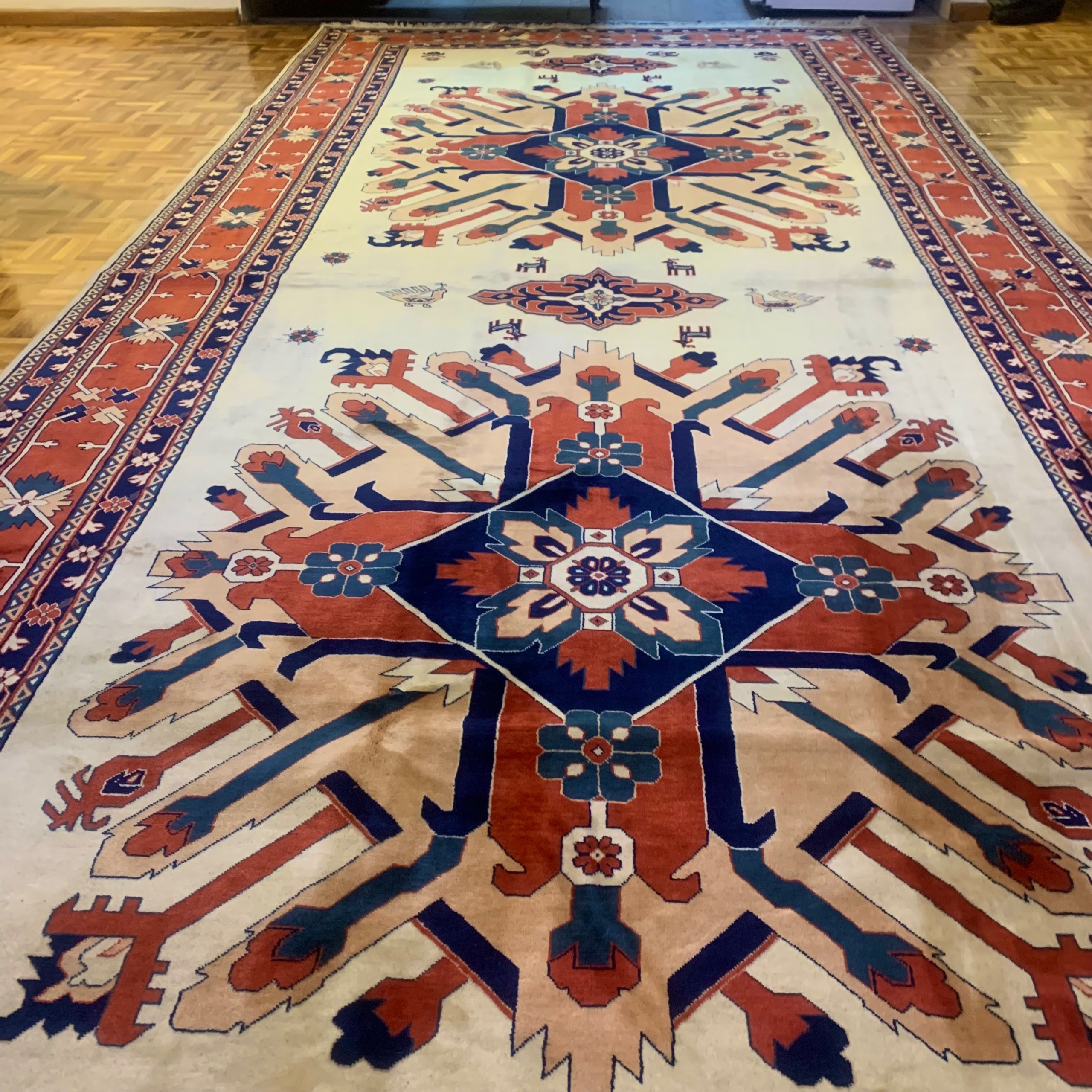 فرش دستبافت Adler Kazak (رنگ گیاهی) آکبند