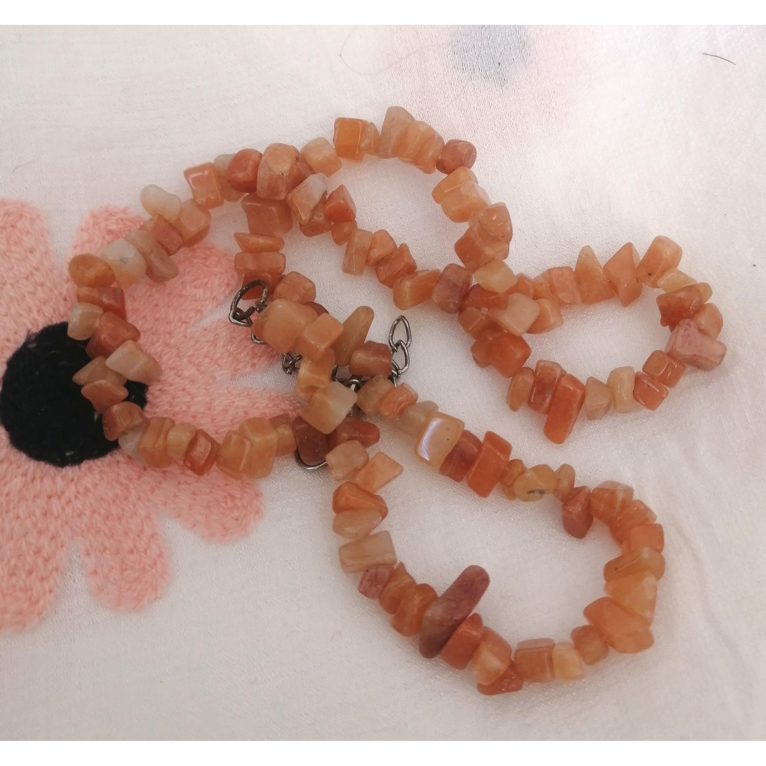 گردنبند سنگی عقیق زیبا