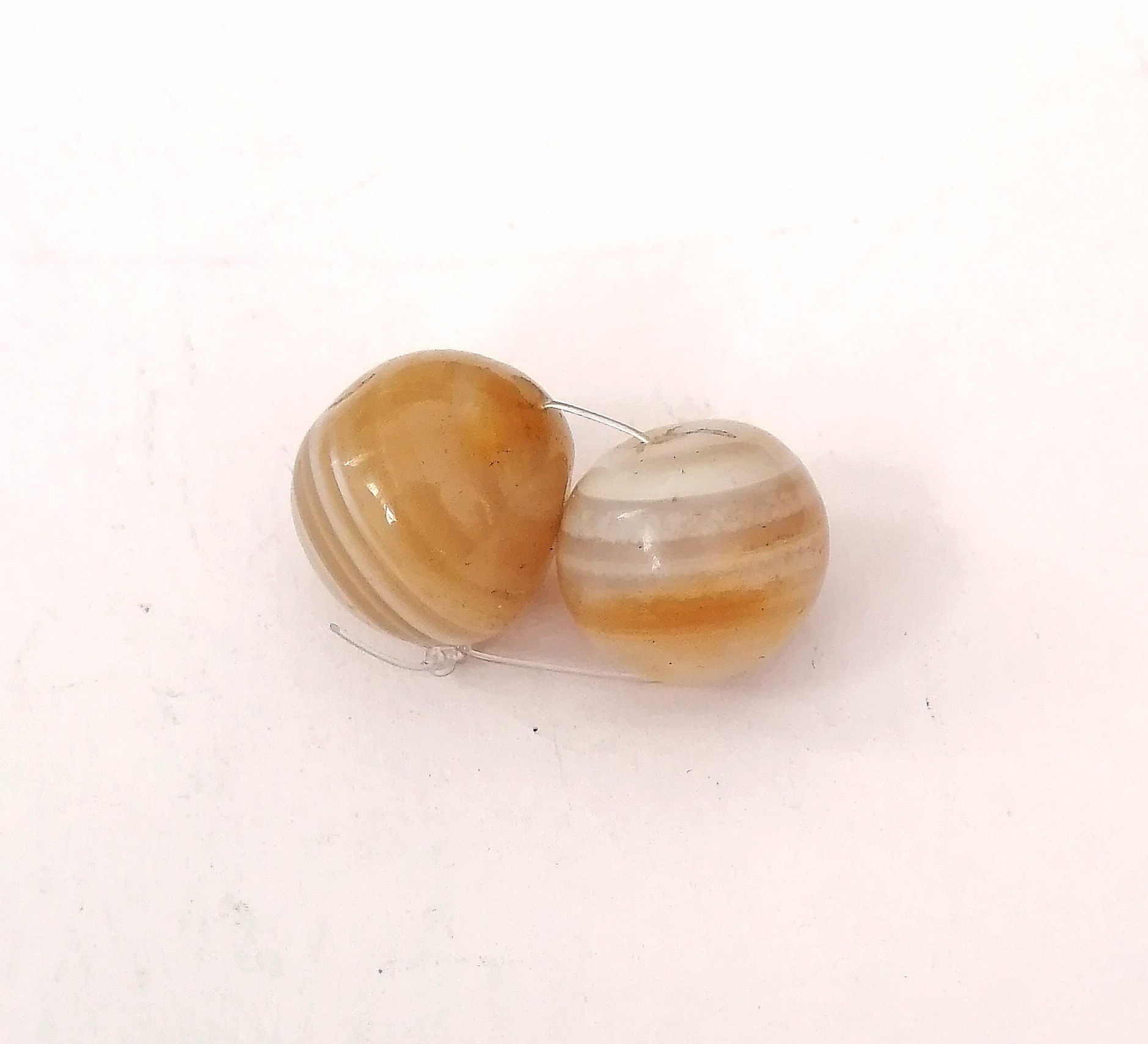 جفت مهره عقیق سلیمانی