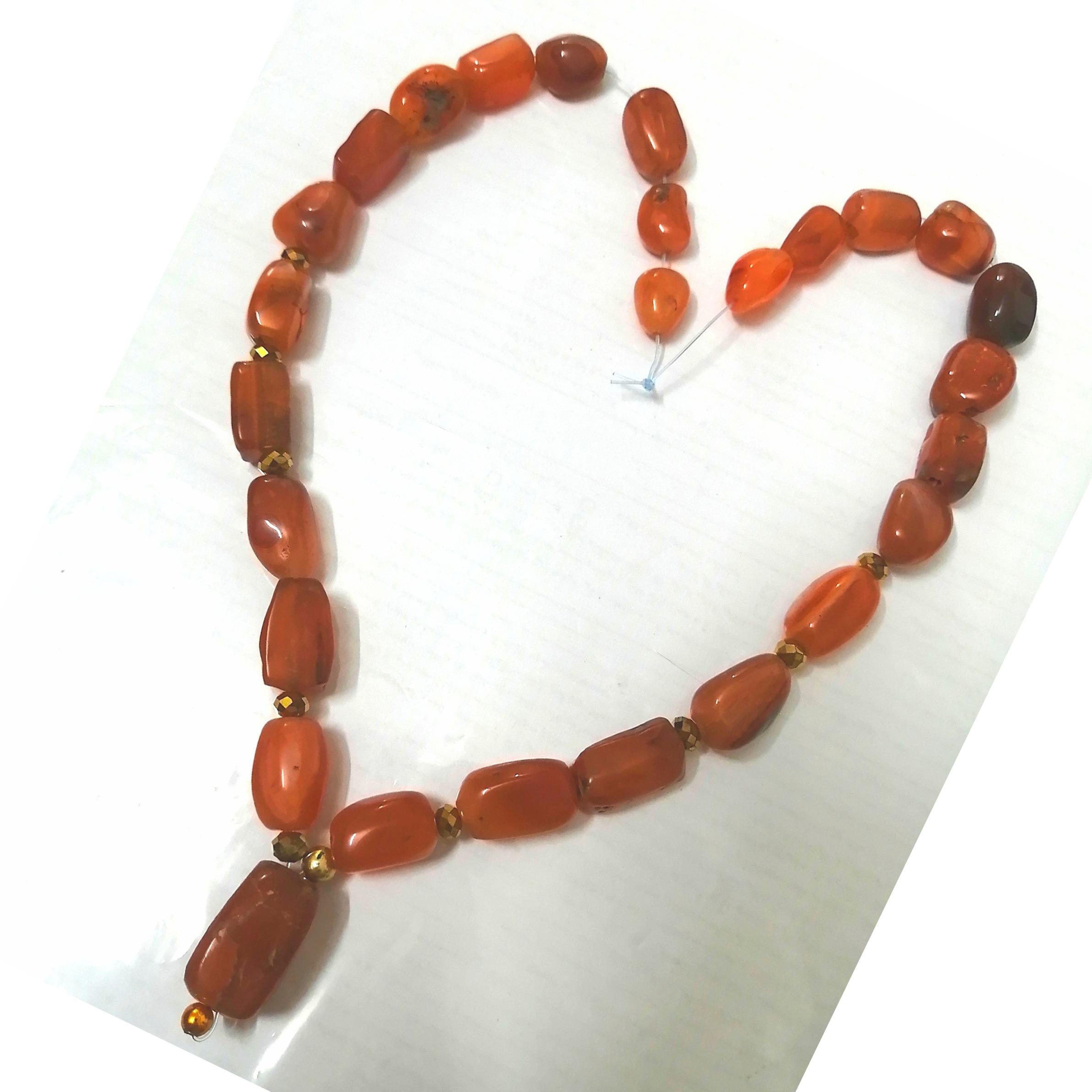 بنده مهره عقیق کهنه