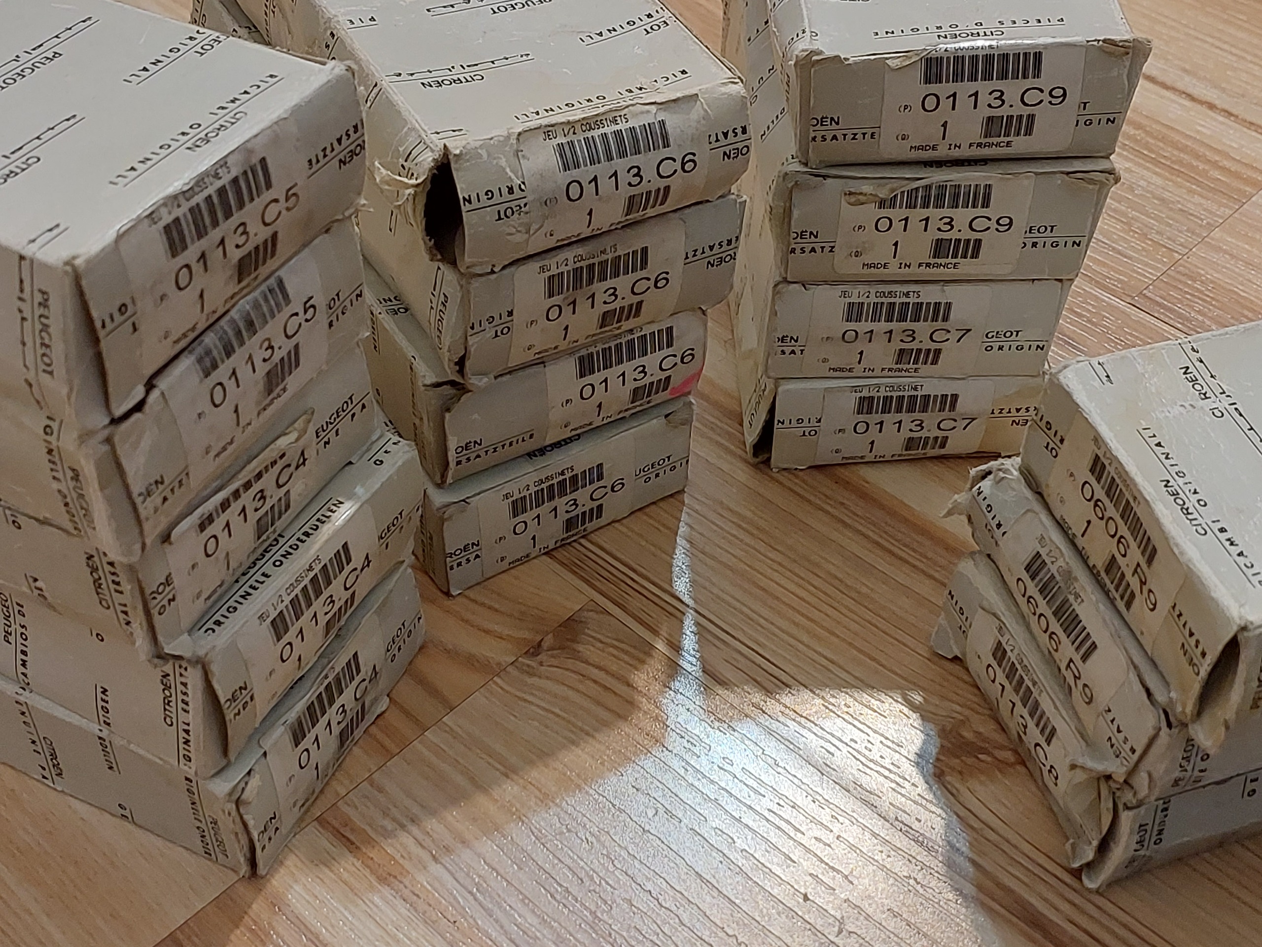 یاتاقان ثابت و متحرک tu3 پژو 206 اورجینال تیپ1و2و3