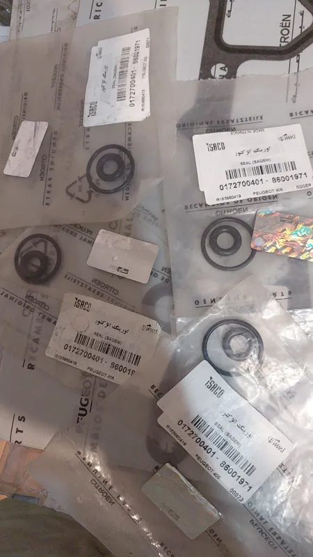 اورینگ سوزن انژکتور تپل پژو405 پارس سمند اورجینال