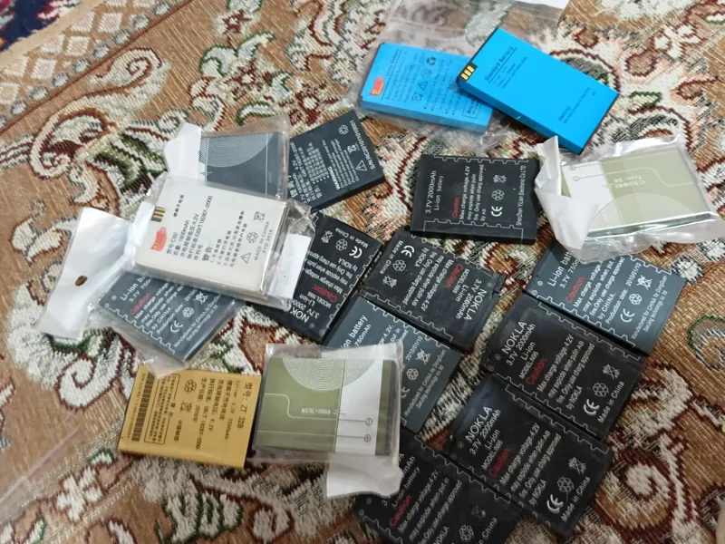حراج 20عدد باتری گوشی چینی اکبند