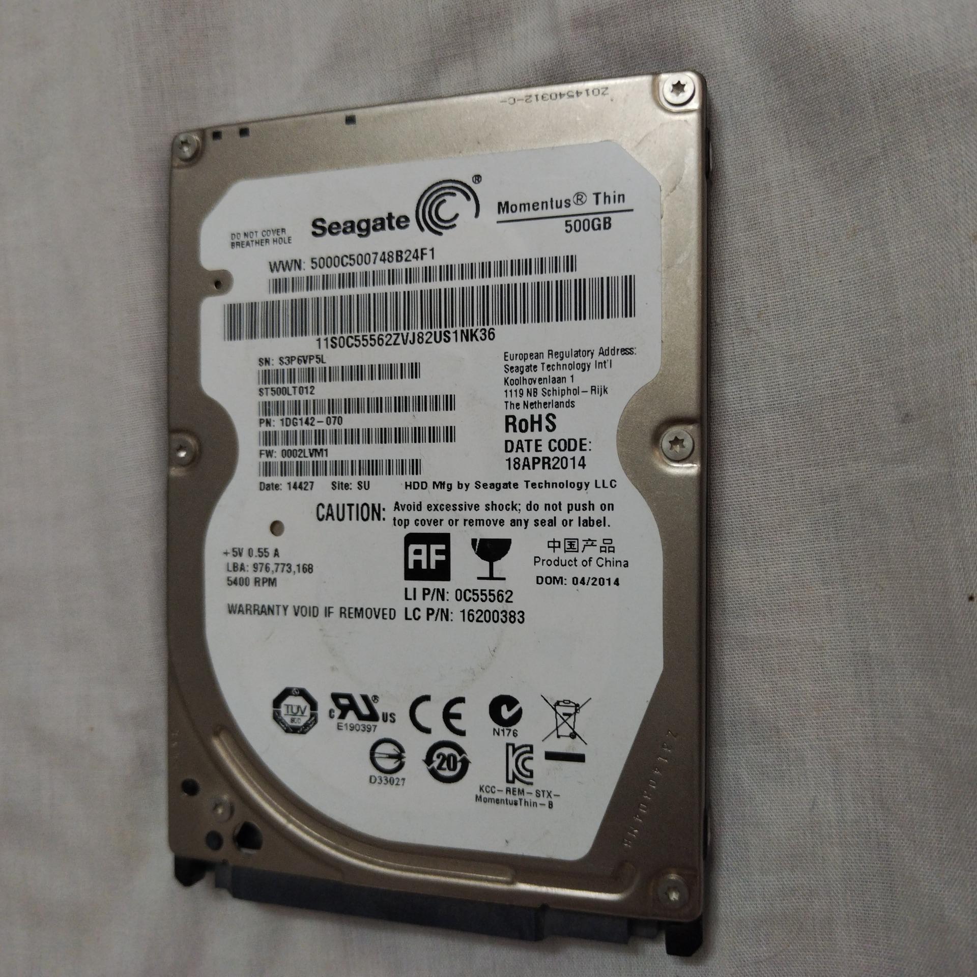 هارد seagate 500gb درحد اک