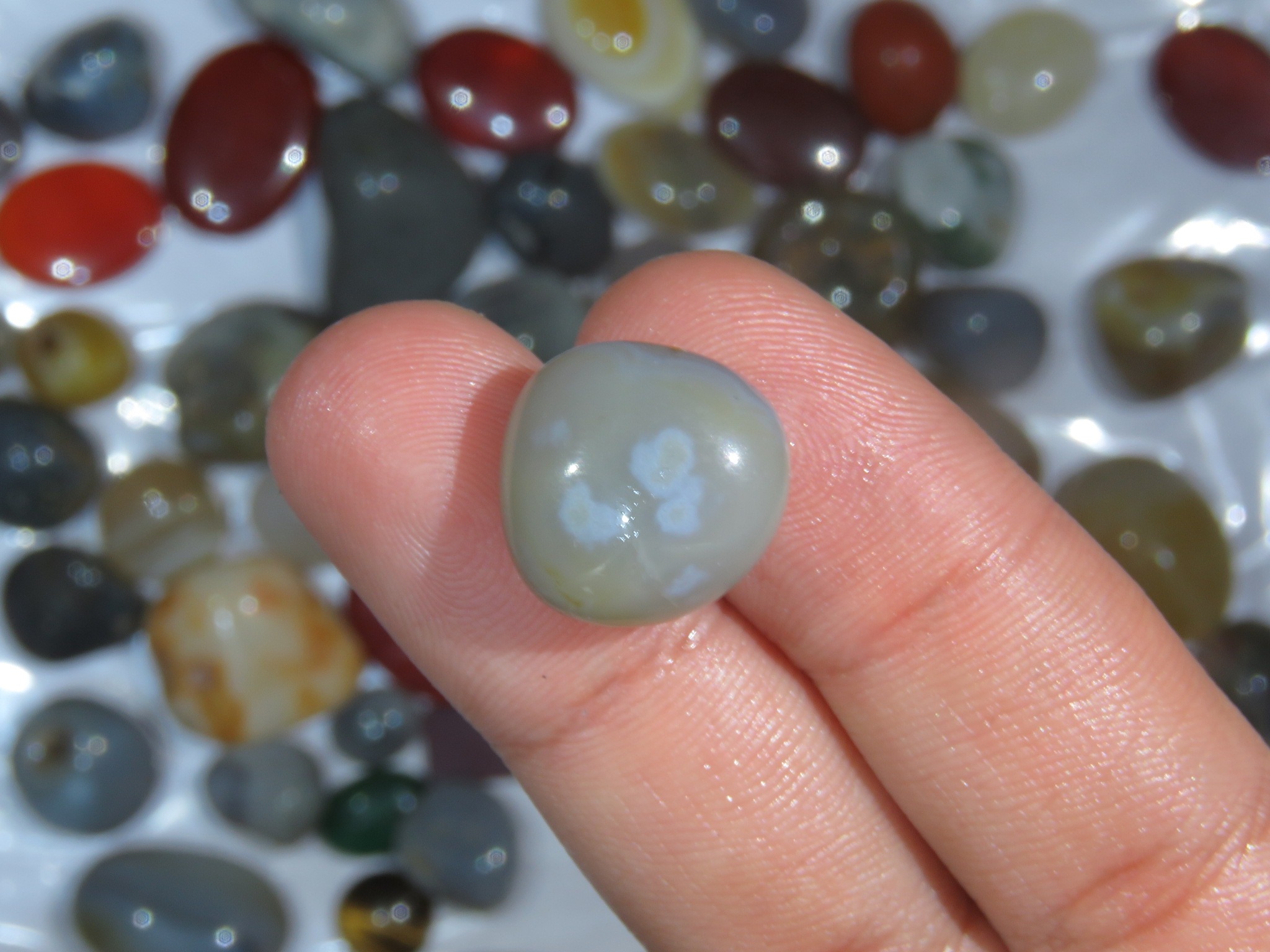 عقیق لکه دار اصل