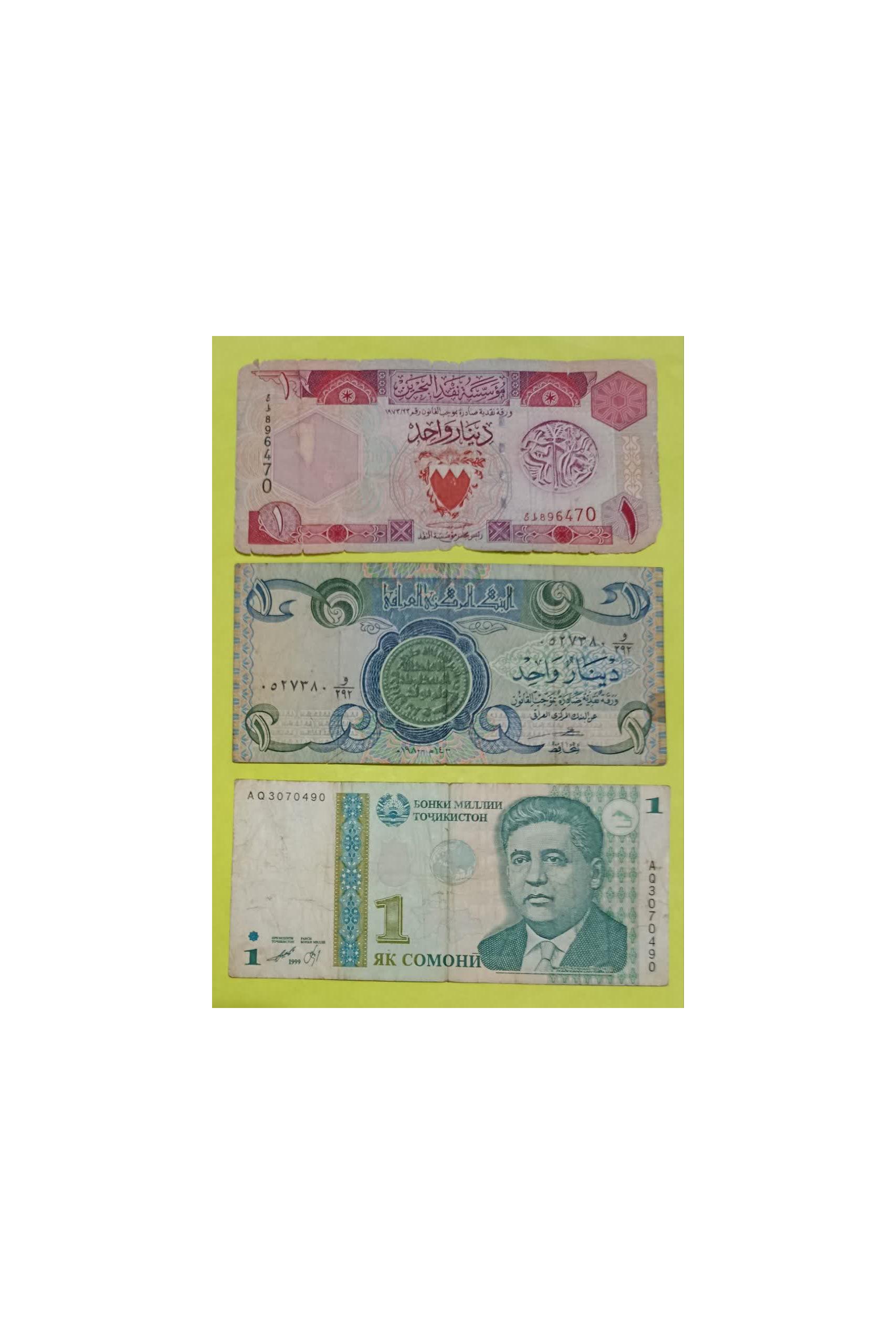 3عدد اسکناس خارجی