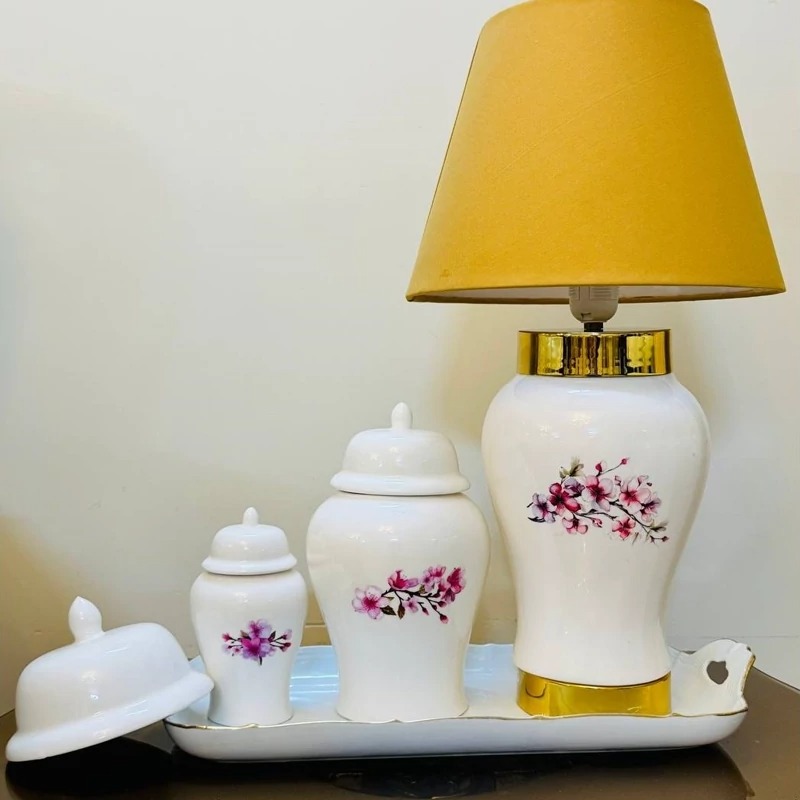 ست جهیزیه جینجر جار و آباژور ساکورا