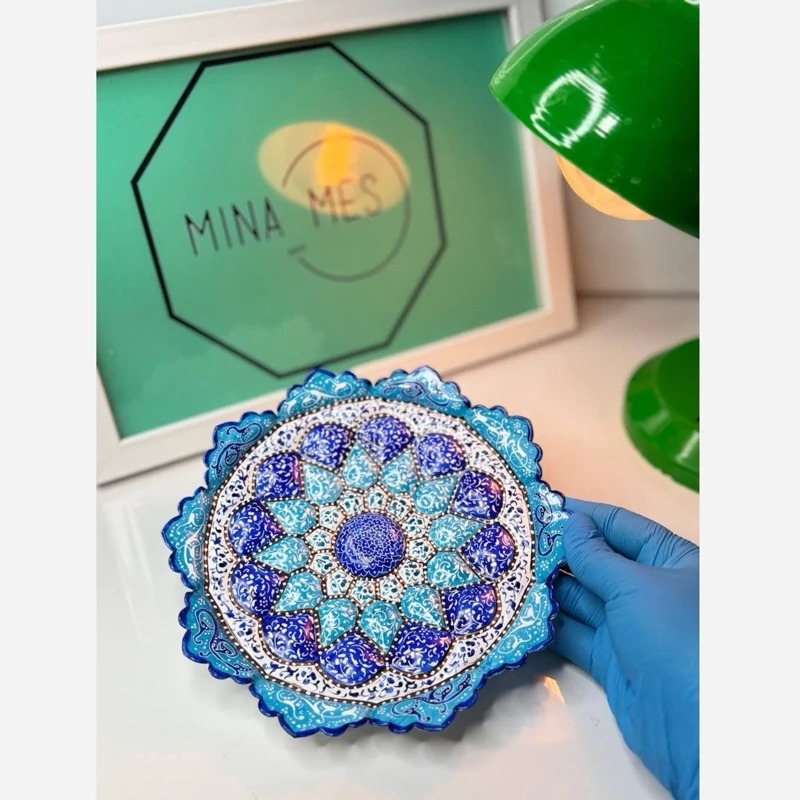 بشقاب میناکاری 20