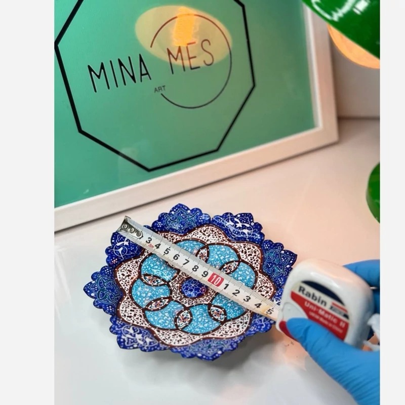 بشقاب میناکاری 16