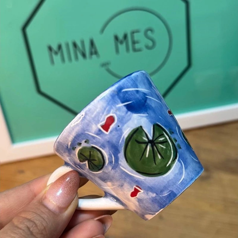 شات قهوه خوری آبی