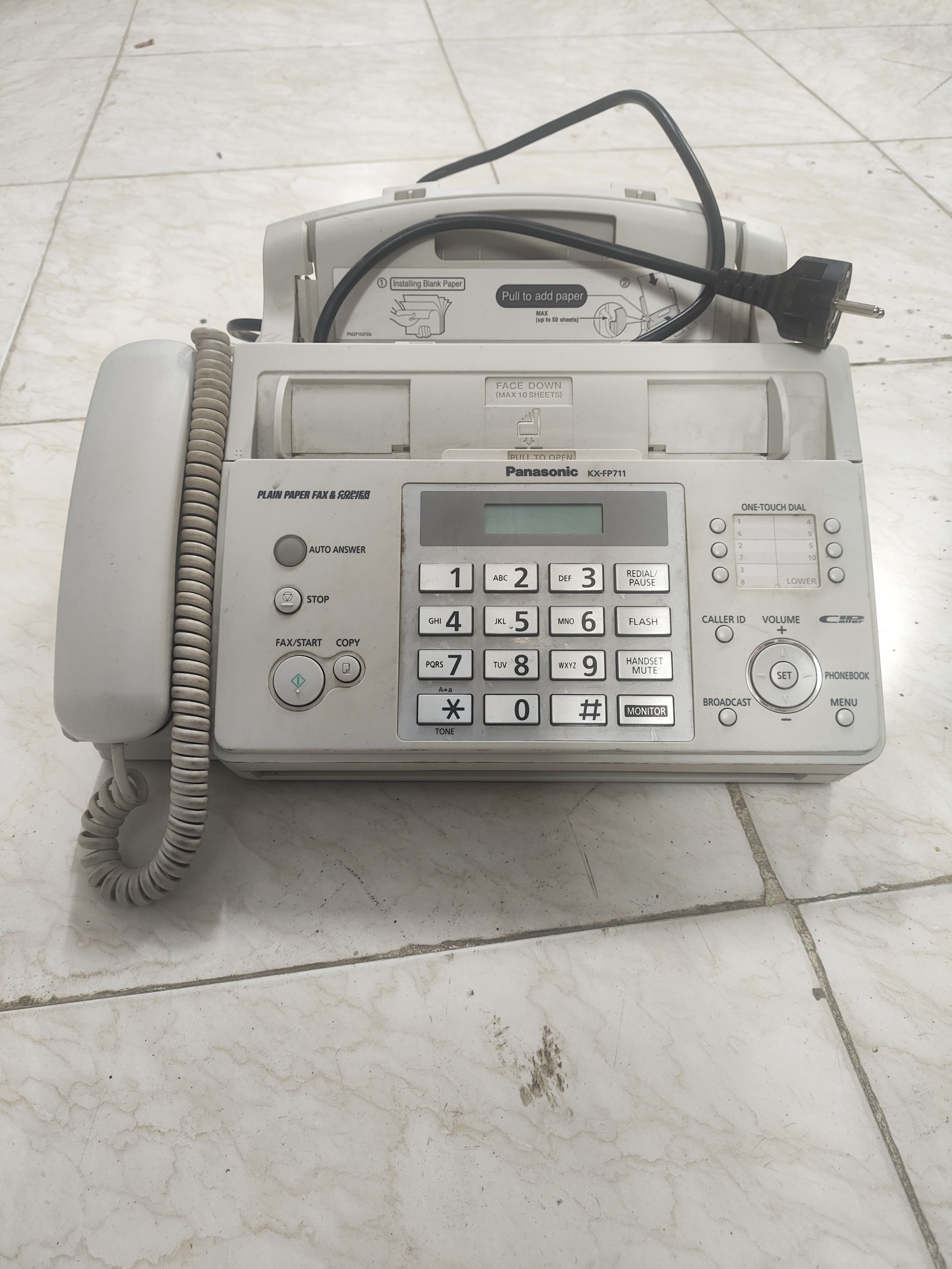 دستگاه فکس مدل KX-FP711CX