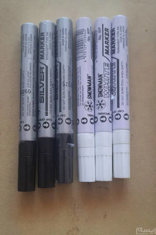6 عدد ماژیک مارکر صنعتی اسنومن ژاپن