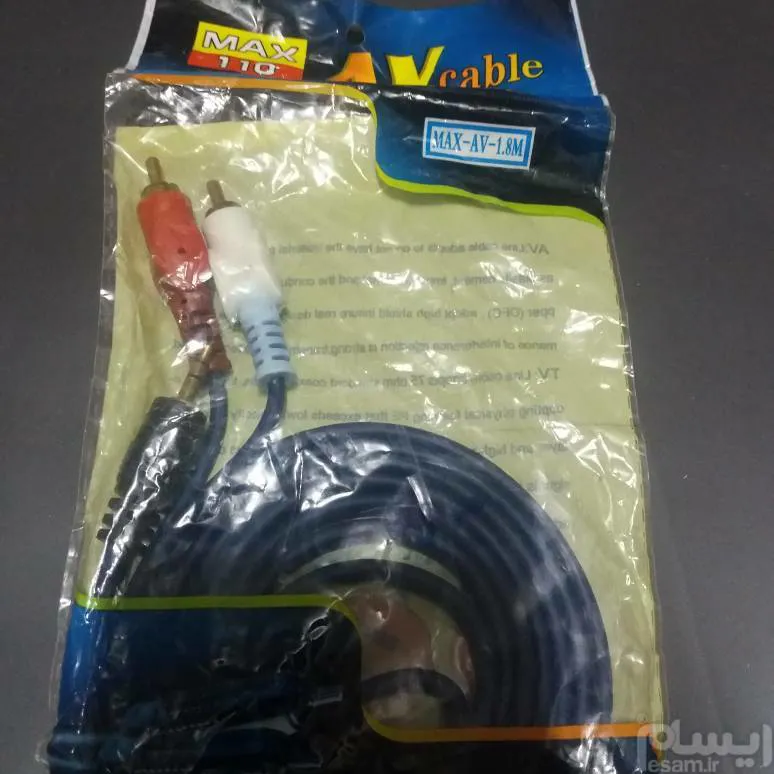 کابل صدا دو به یک اسپیکر