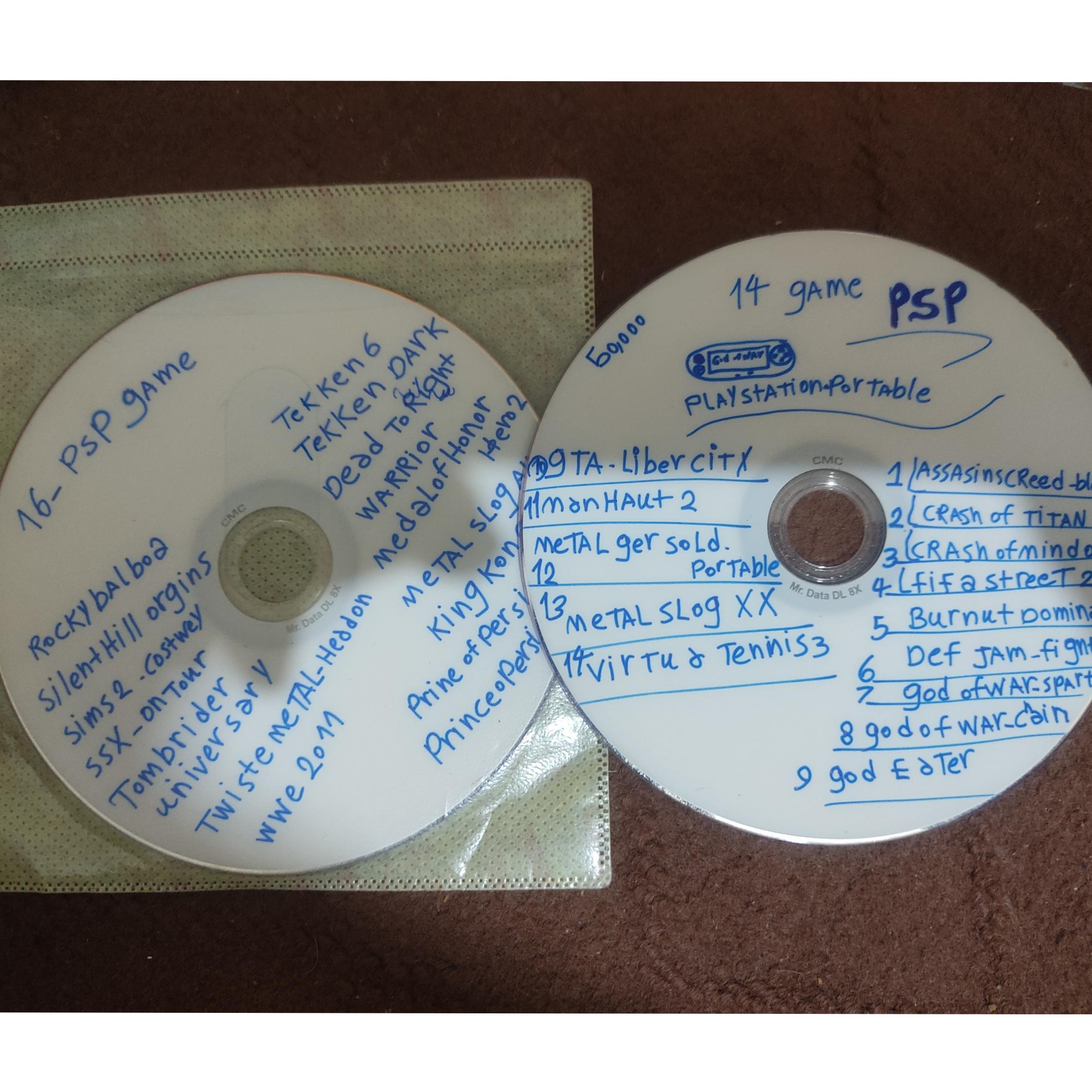 دیتا بازی psp رو dvd9