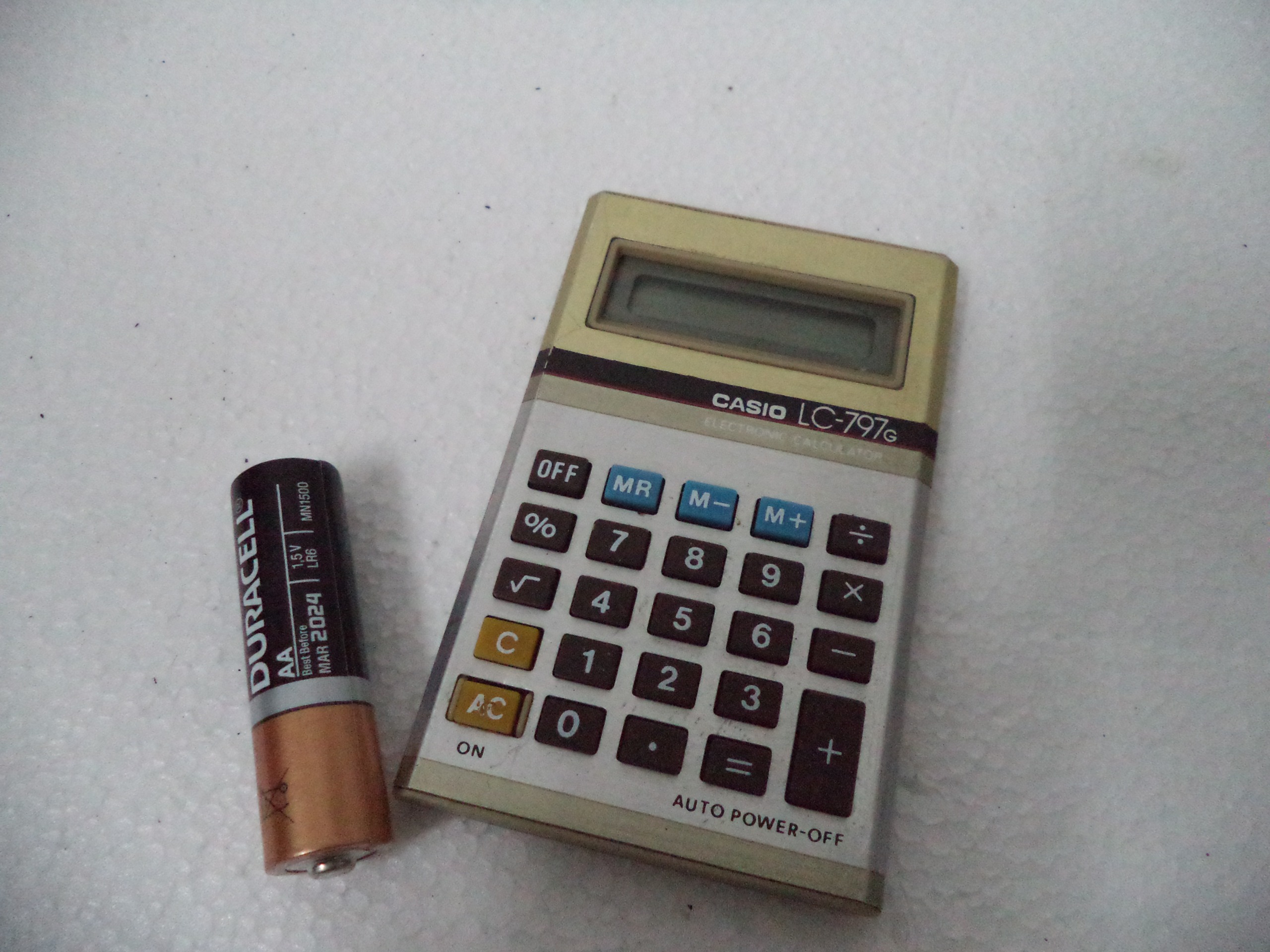 ماشین حساب کاسیو ژاپن تست نشده