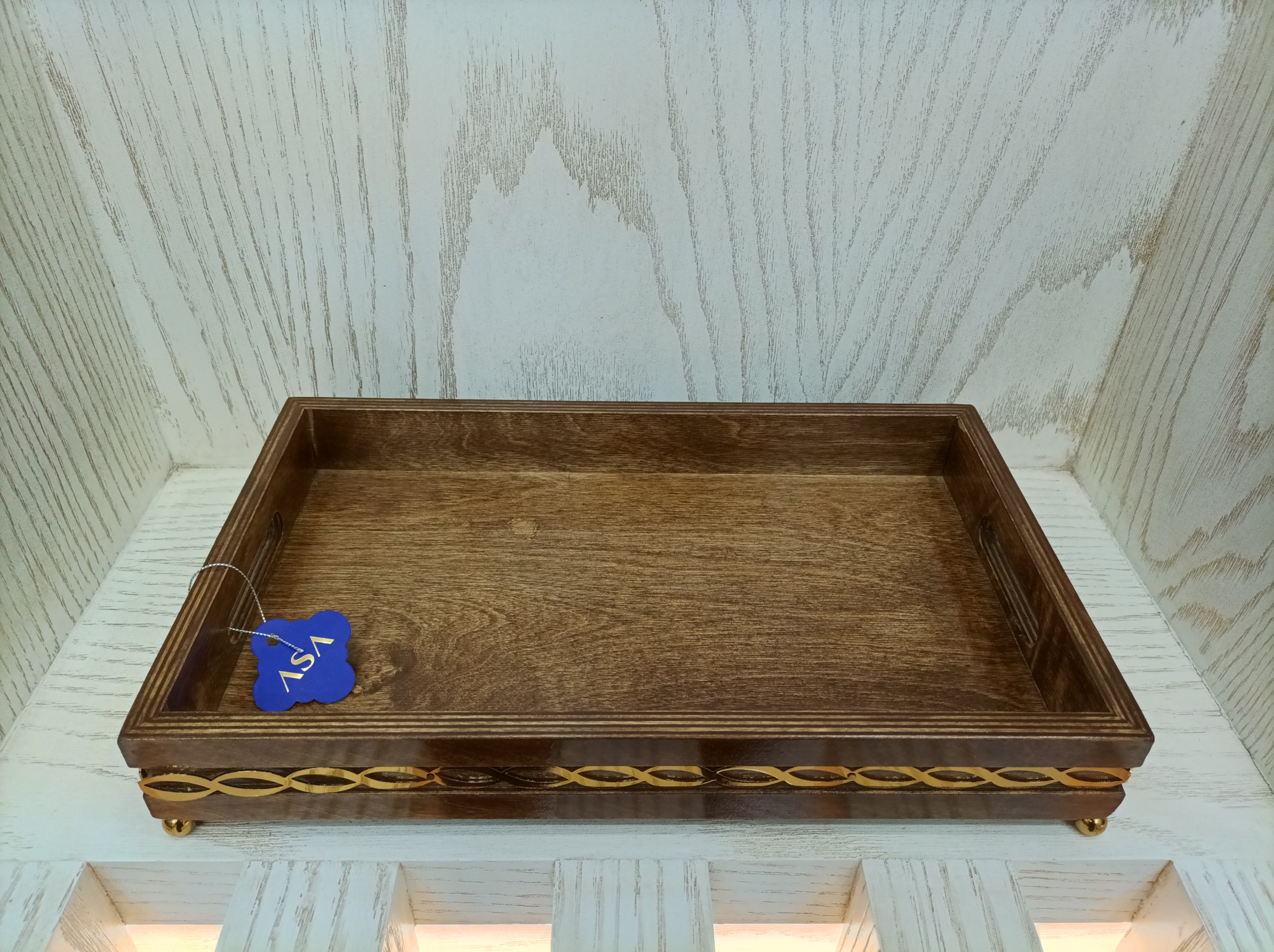 سینی گیس بافت نوار کوب متوسط طلایی