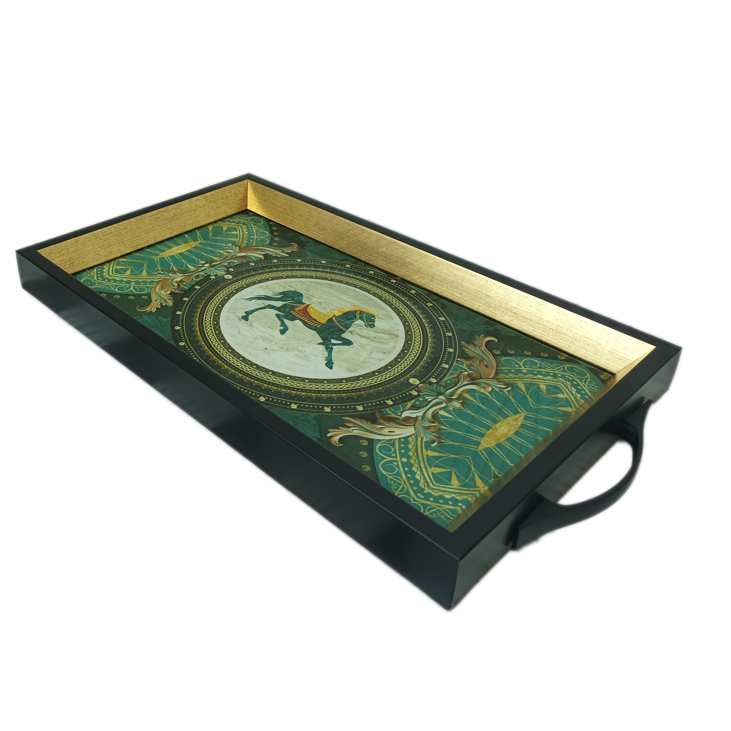 سینی دکوراتیو مدل اسب