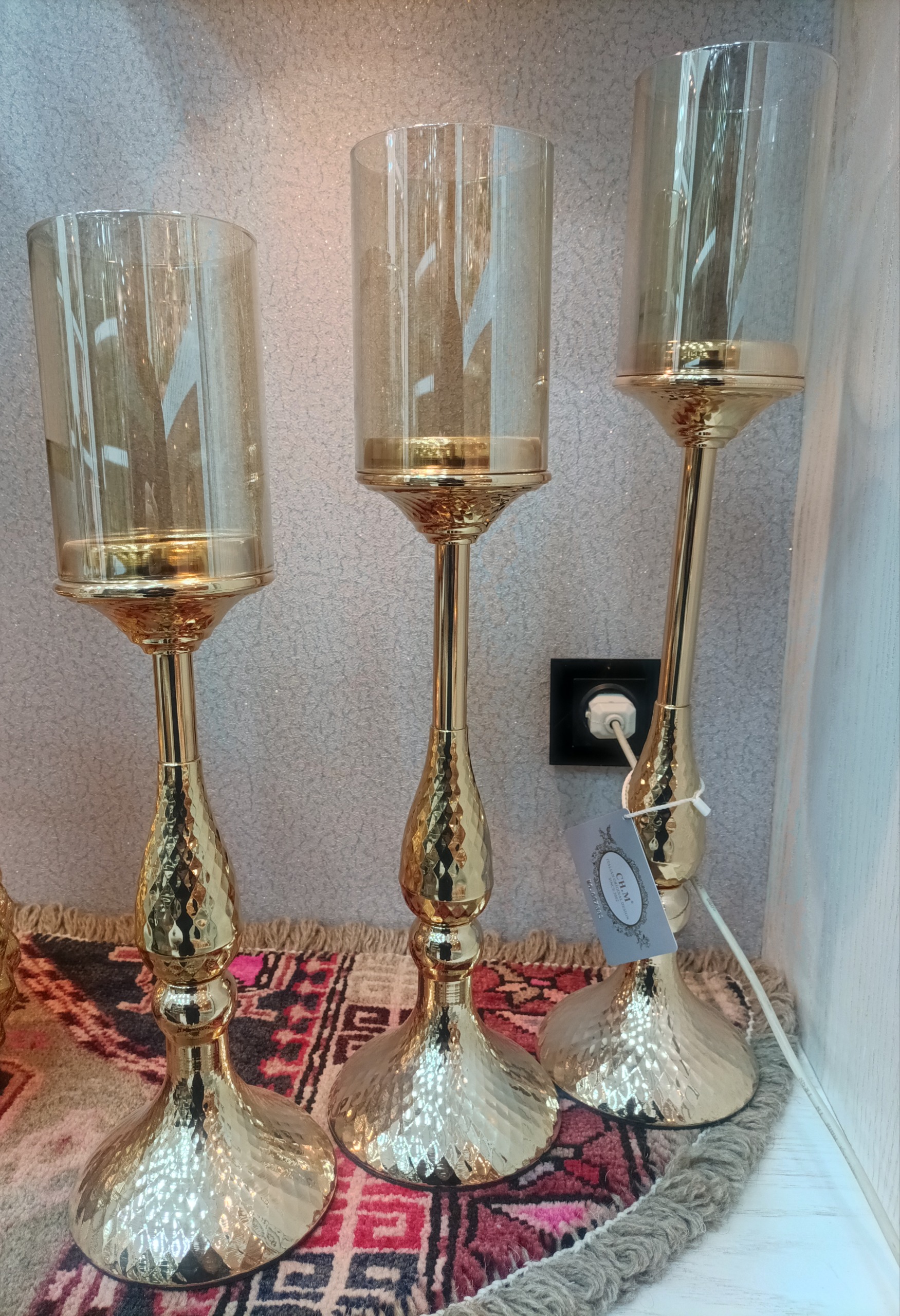 شمعدان سه سایز  کد NO-007885