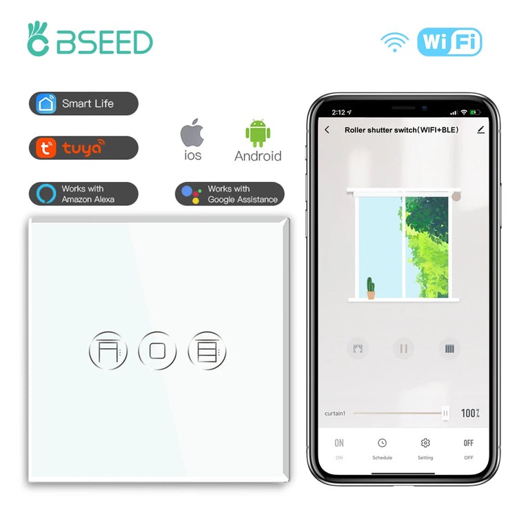 شاتر پرده هوشمند برند BSEED