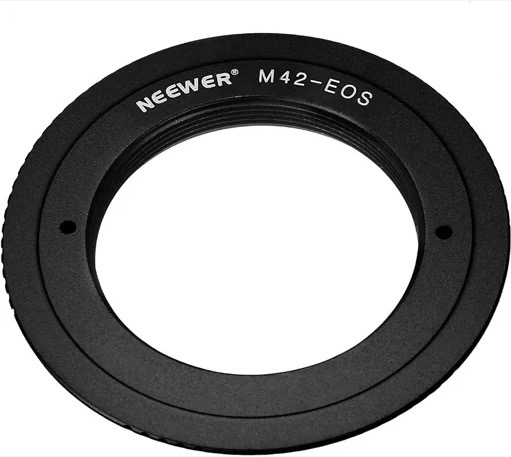 تبدیل مانت پیچی M42 به EOS دوربین Canon