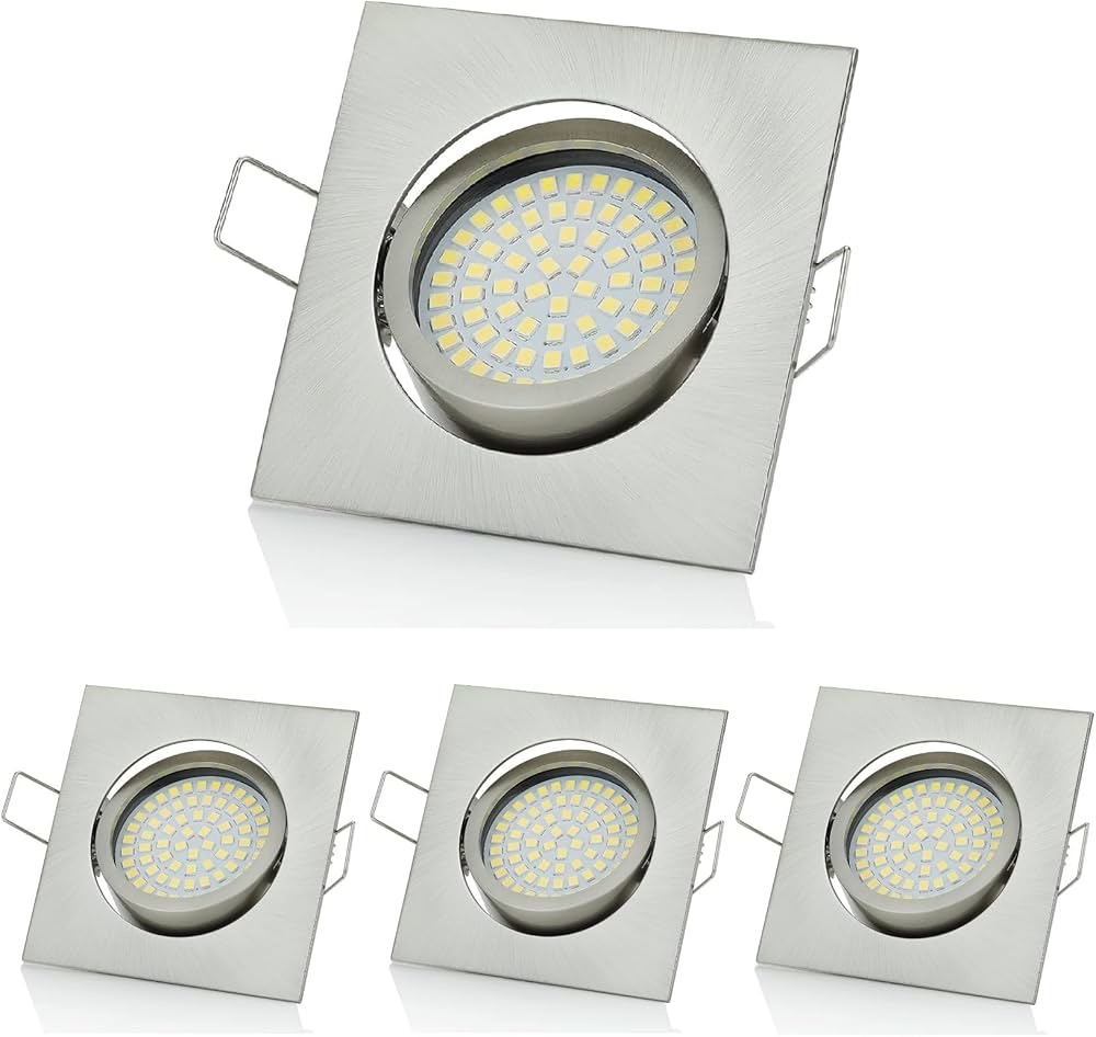 چراغ LED توکار 10.5 وات مربعی Briloner