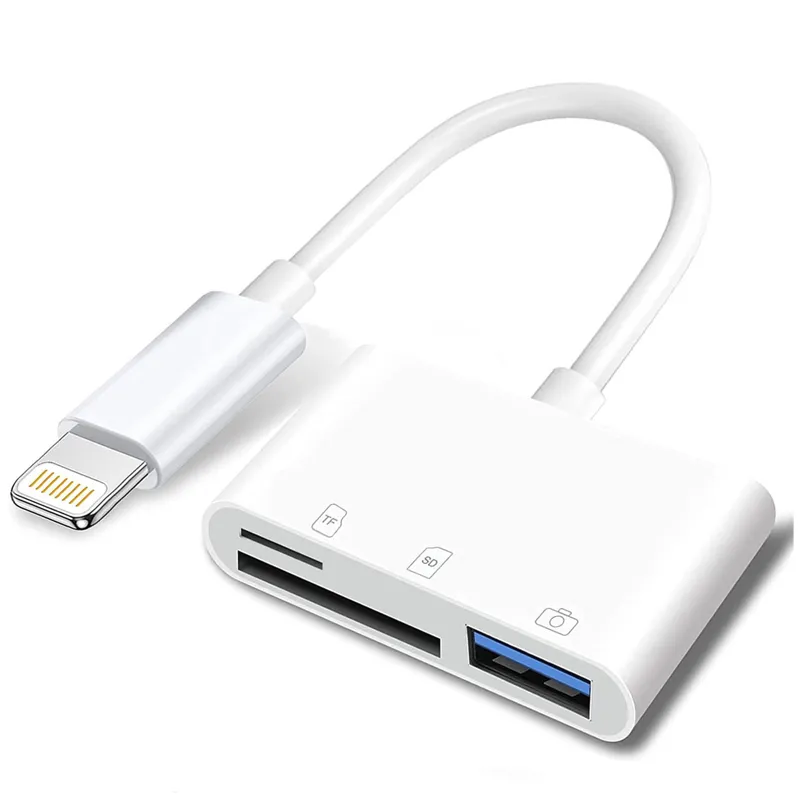 تبدیل لایتنینگ به USB/SD/TF Card