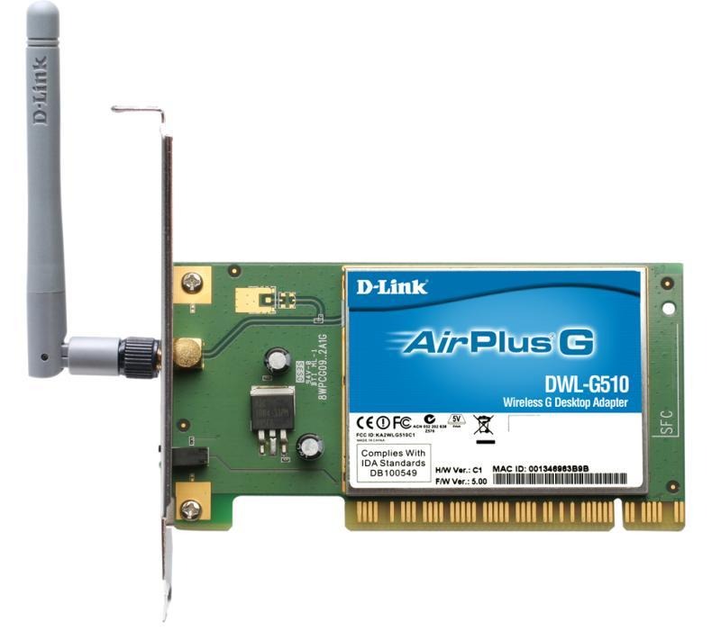 کارت شبکه D-Link DWL-G510 | اتصال سریع و پایدار