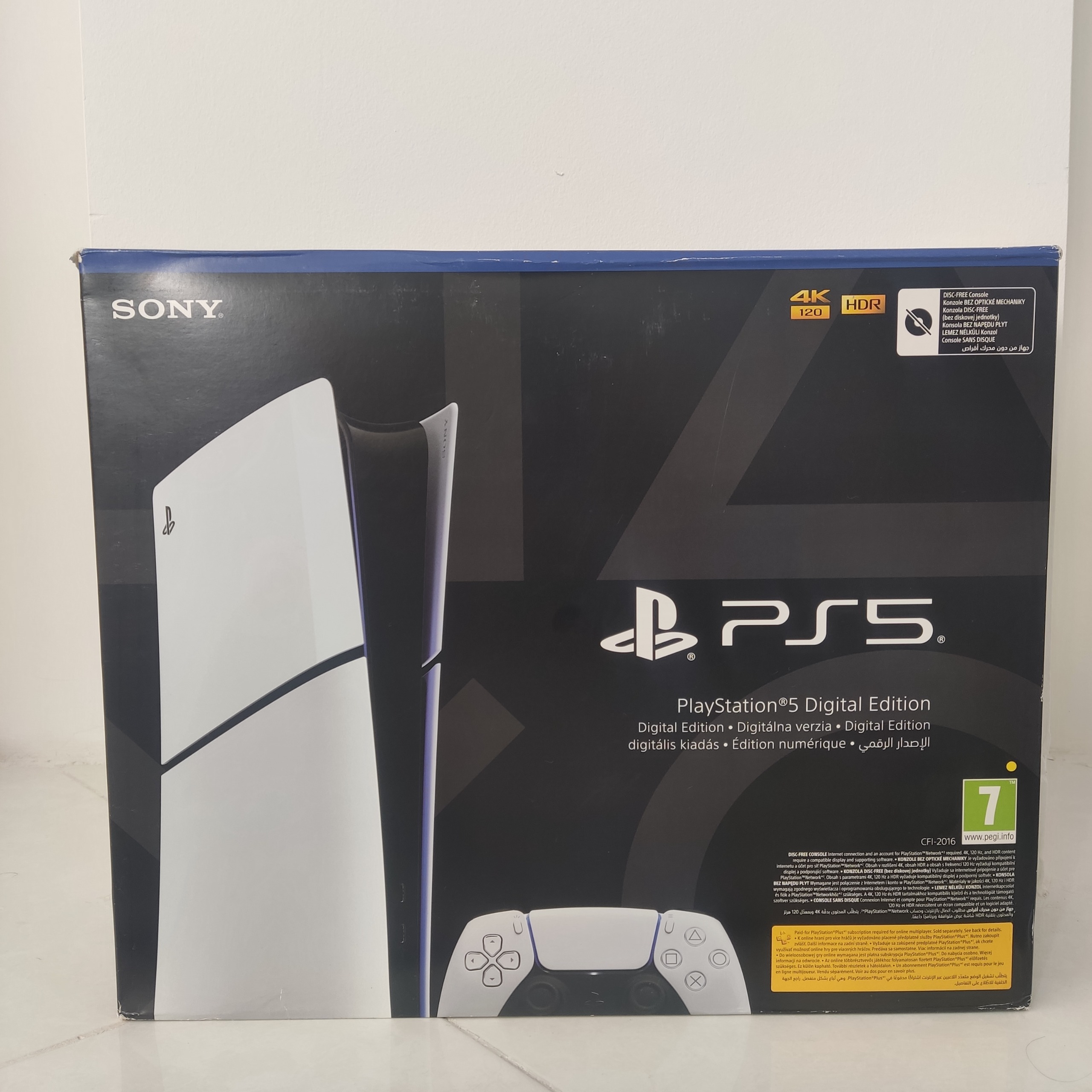 PS5 slim digital پی اس 5 اسلیم دیجیتال ریجن اروپا