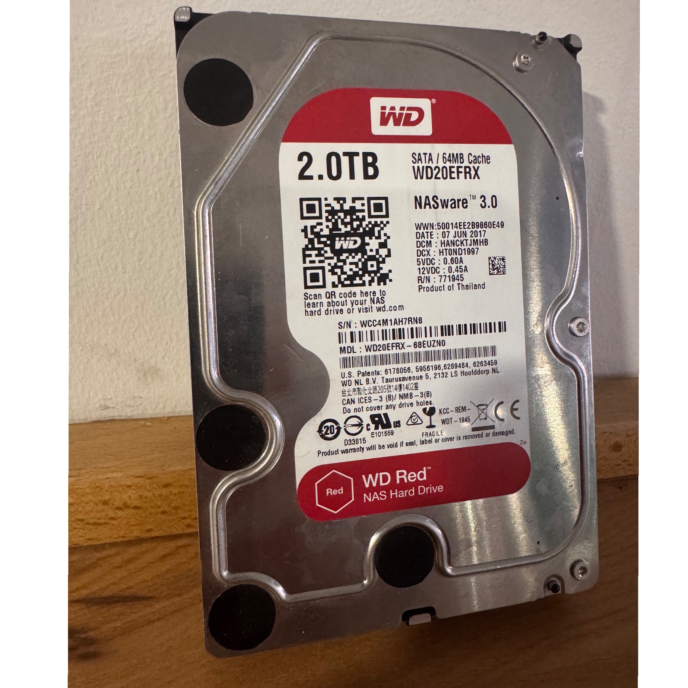 هارد hdd wd red 2T