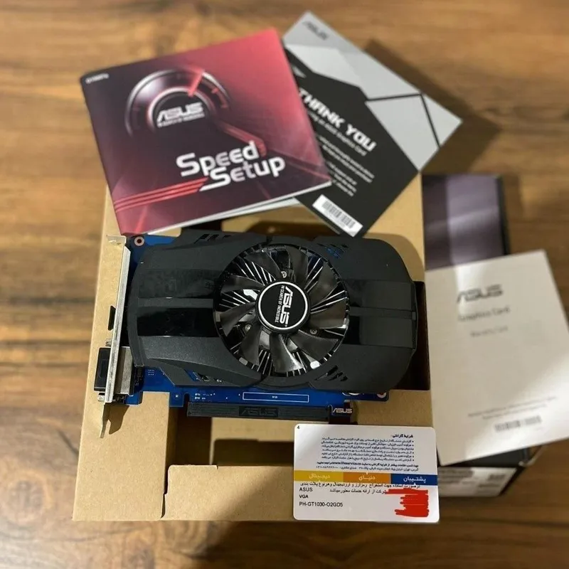 کارت گرافیک ایسوسAsus GT 1030 2GB GDDR5 OC