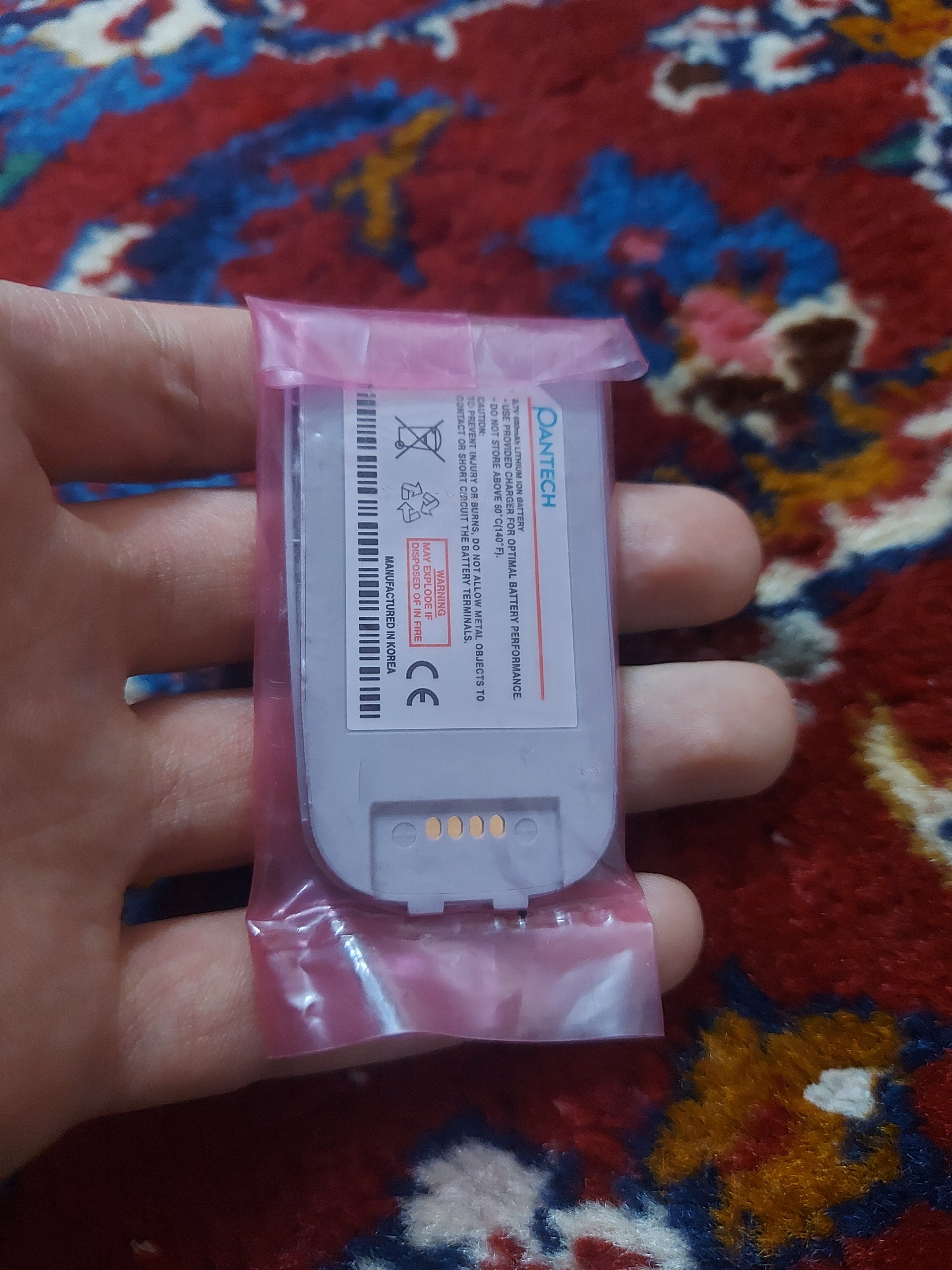 باتری گوشی پنتک قدیمی آکبند