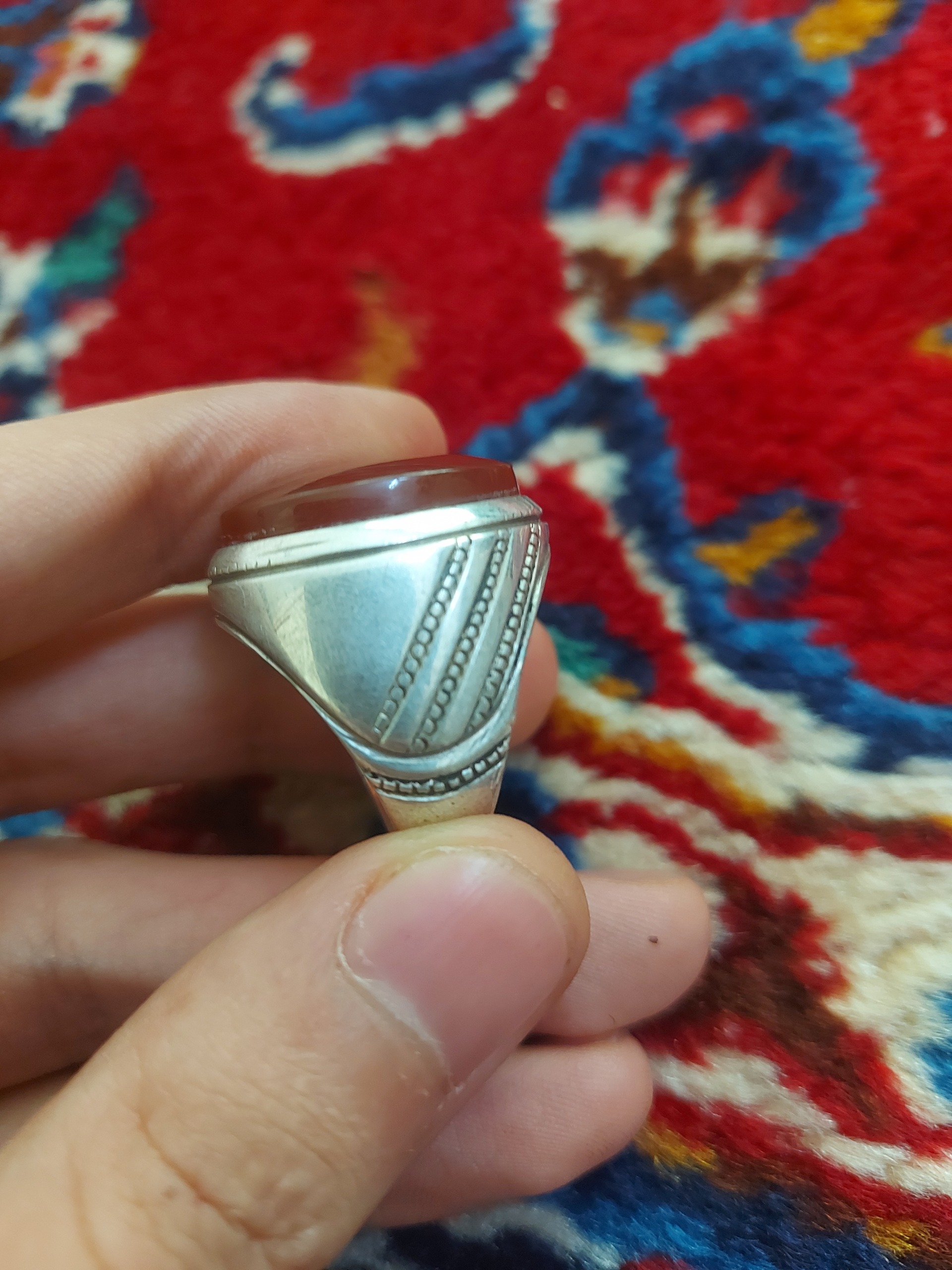 انگشتر عقیق طهران نور علی