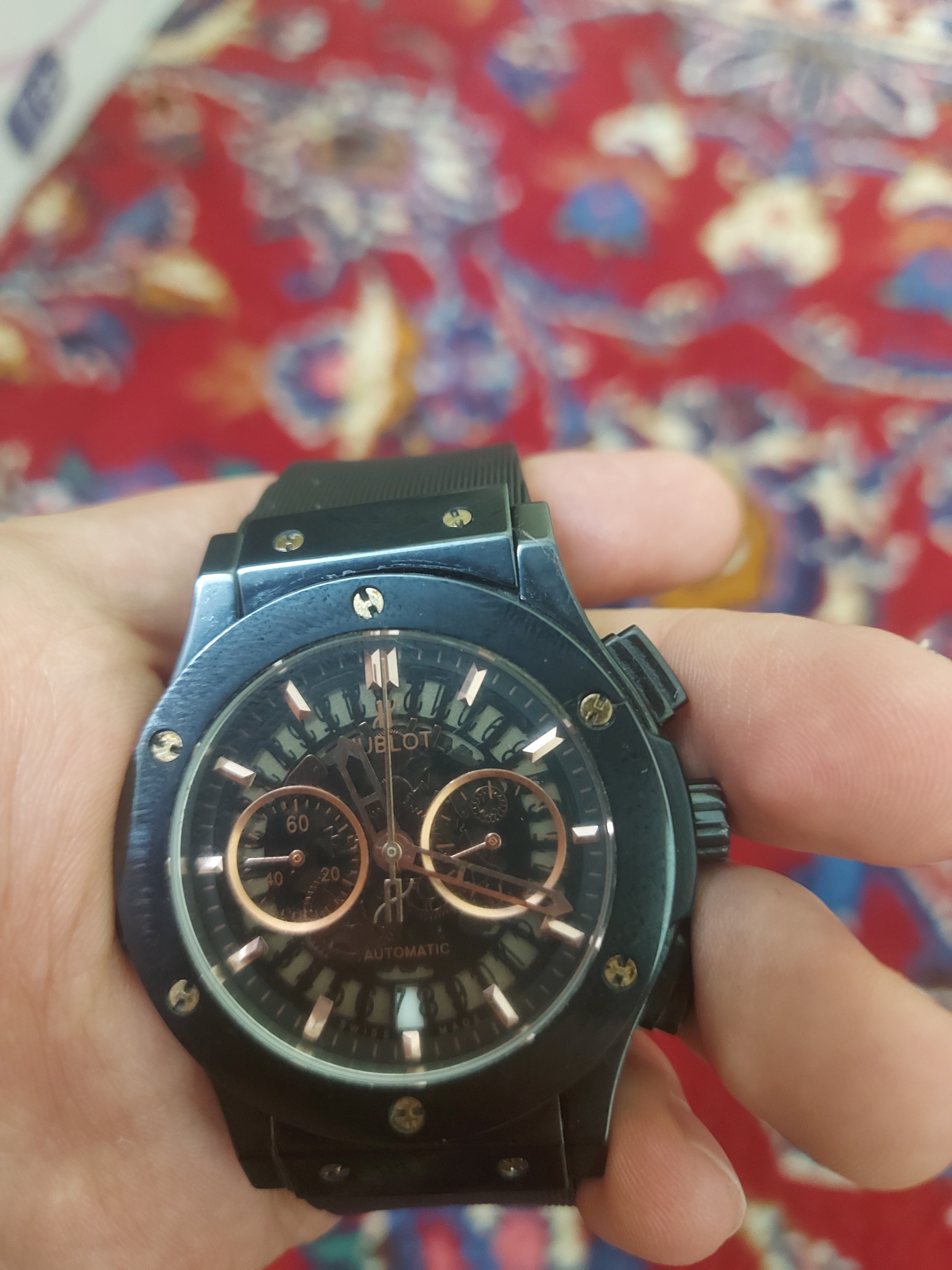 هابلوت کرنوگراف قاب سرامیکی