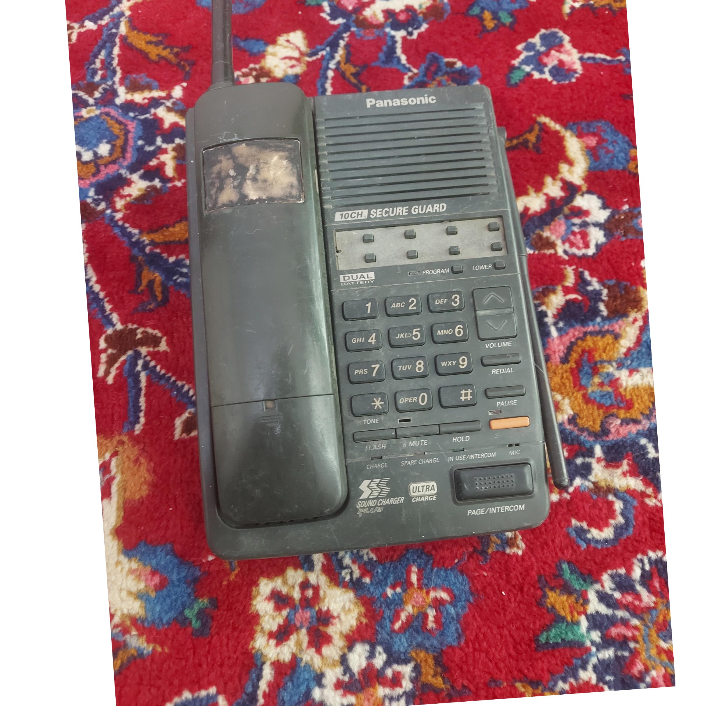 تلفن بیسیم پاناسونیک kxt3971bx قدیمی