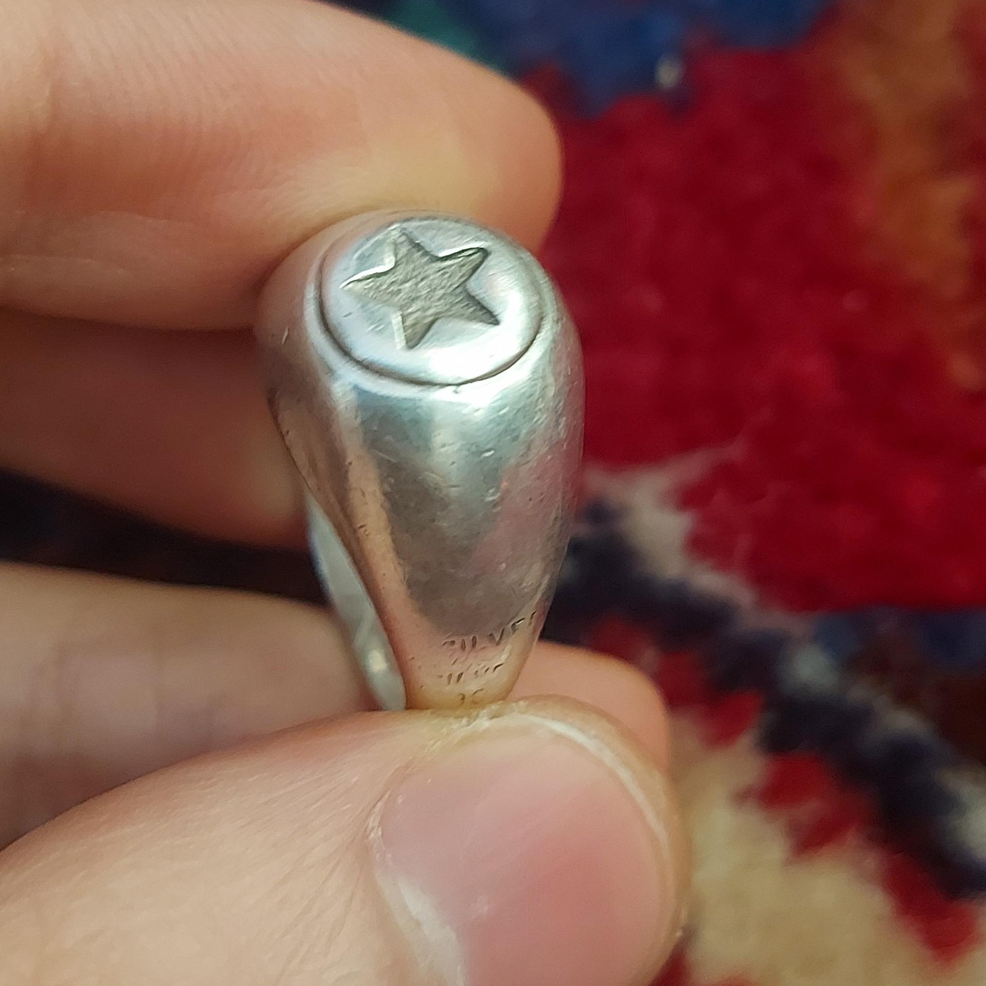 انگشتر حرز بکر کهنه و قدیمی