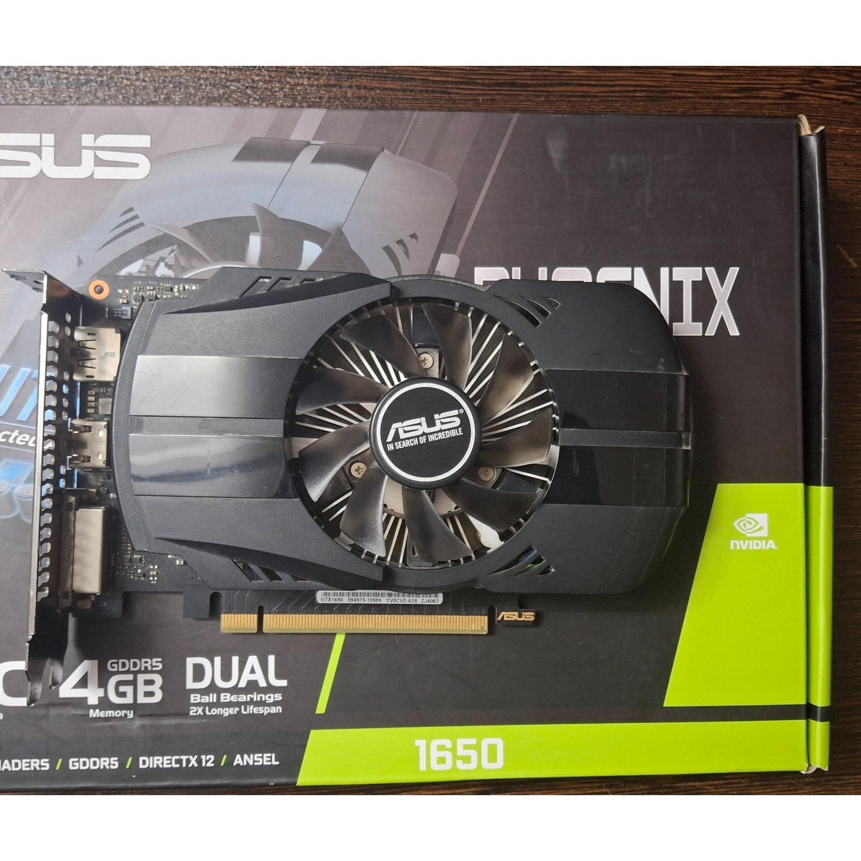 کارت گرافیک ایسوس فونیکس 1650