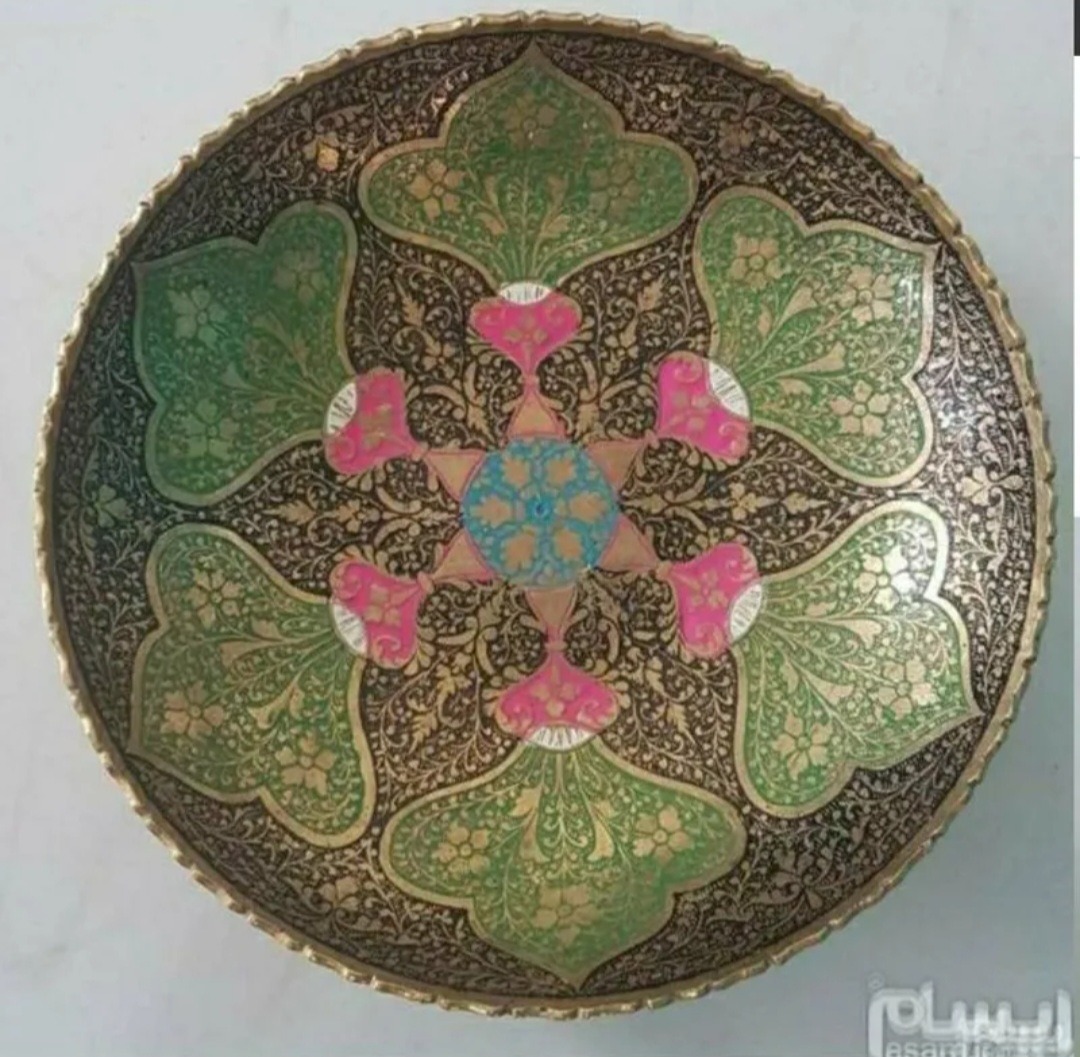 دیوار کوب مینا کاری کعب دار فوق زیبا