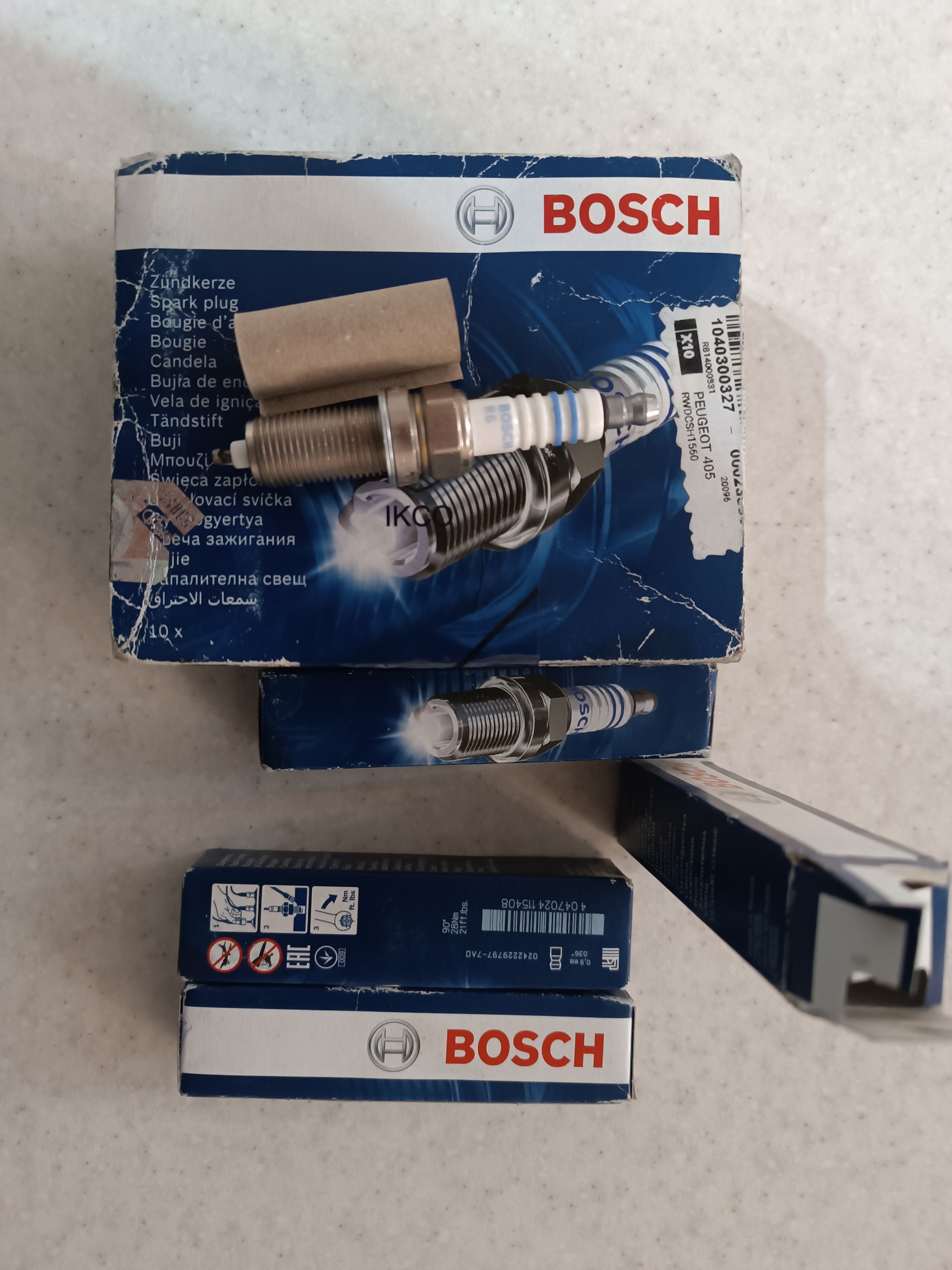 شمع بوش اصل روسیه FR8SC پایه بلند ایساکو