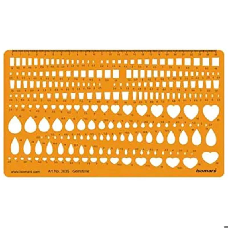 شابلون سنگ- طراحی دستی طلا و جواهر ایزومارس 2035