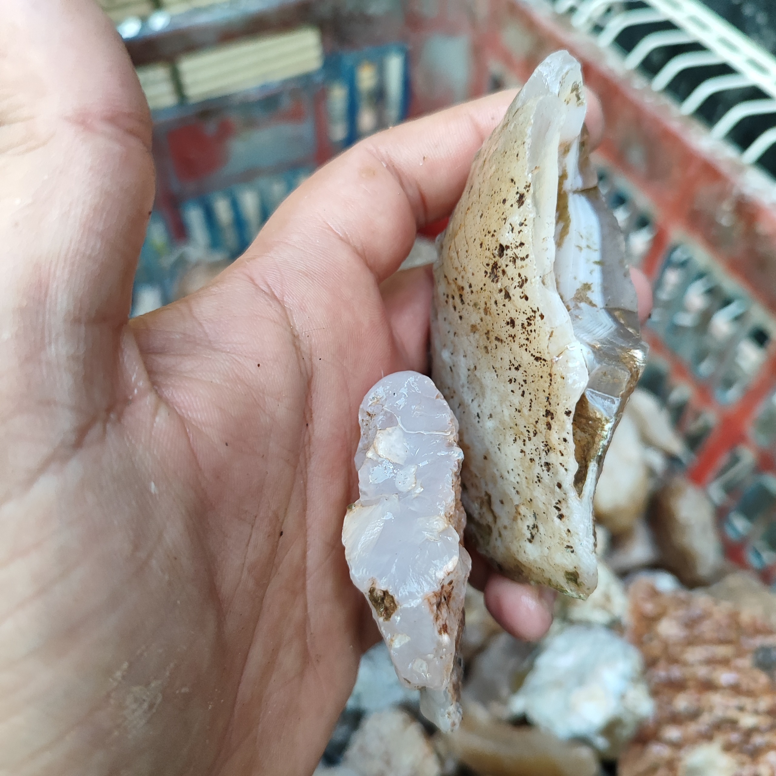 سنگ عقیق بدون پوسته ابدار 5 کیلو