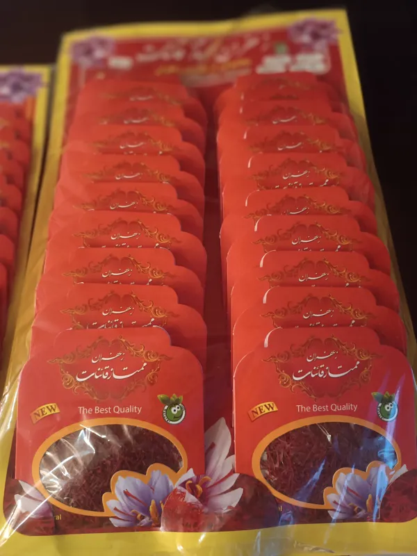 زعفران ممتاز قائنات یک مثقالی پک 20تایی